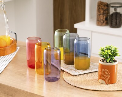 Foto 3 | Vaso de Vidrio Starhaus 6 Piezas