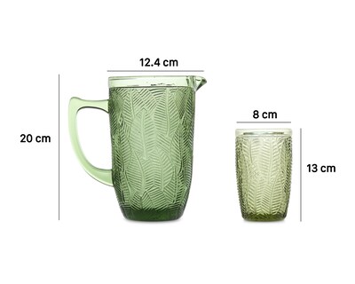 Foto 5 | Juego de Jarra y Vasos de Cristal Starhaus5 Piezas