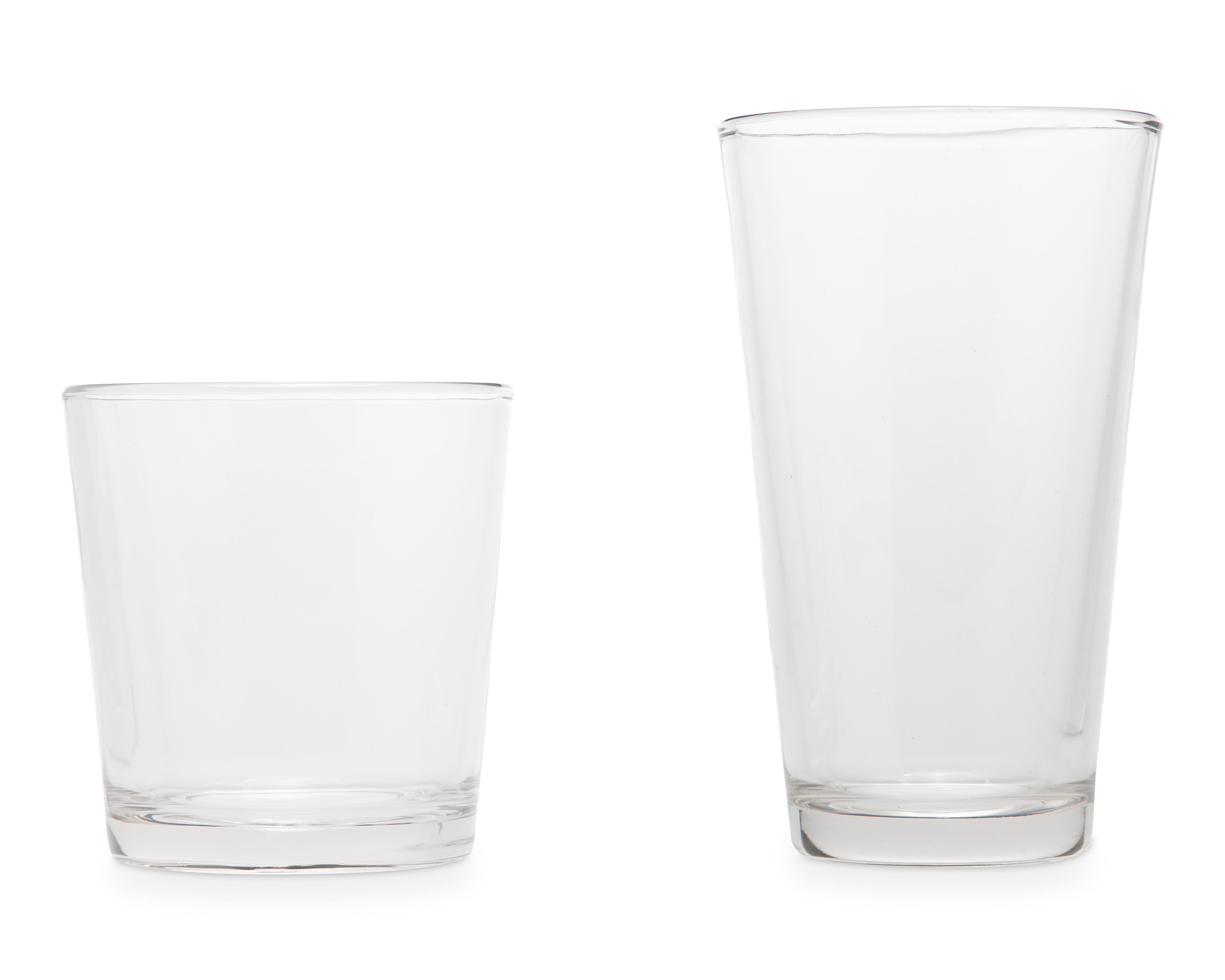 Vaso de Vidrio Crisa 16 Piezas