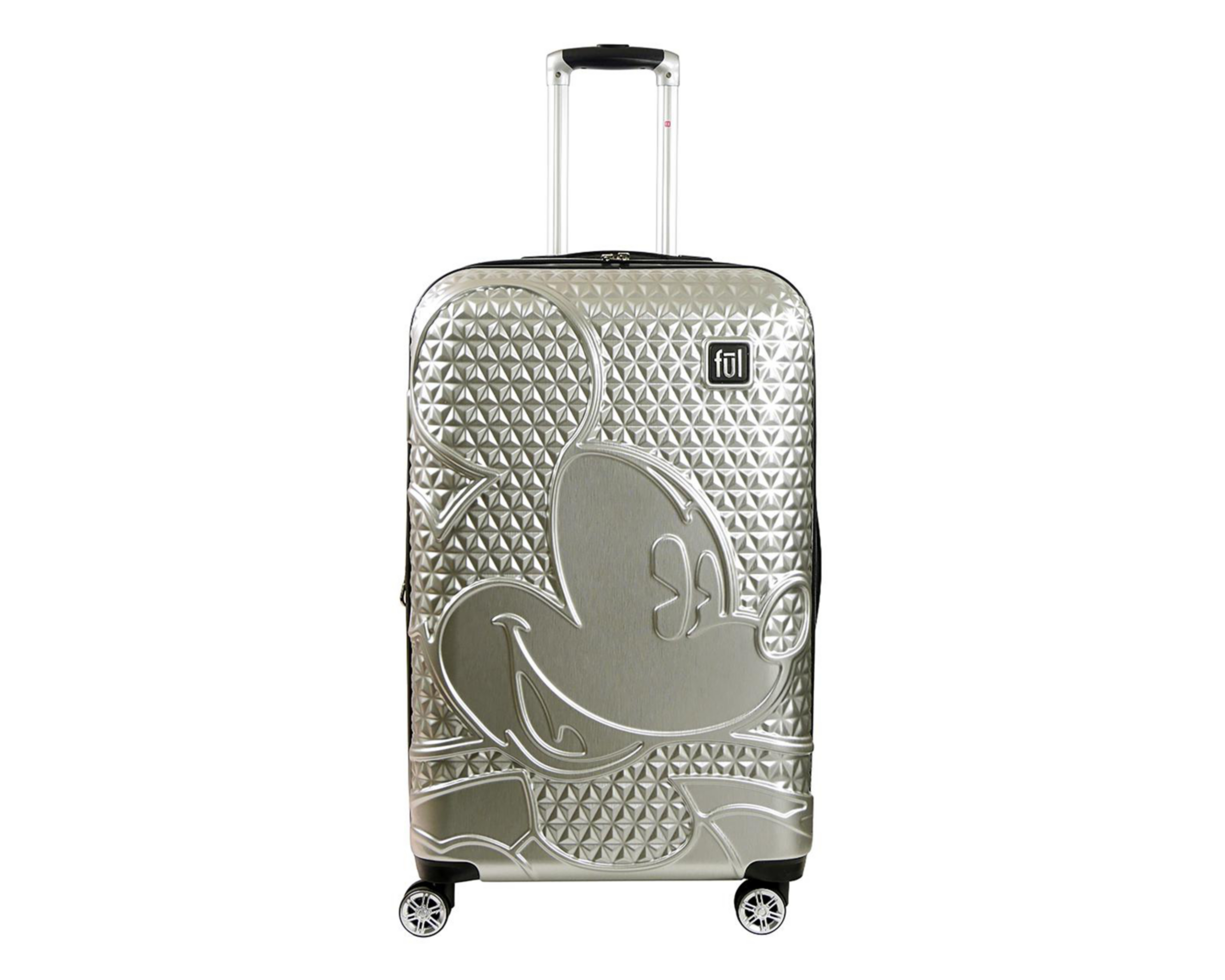 Maleta con Ruedas Ful Mickey 29" Plateada