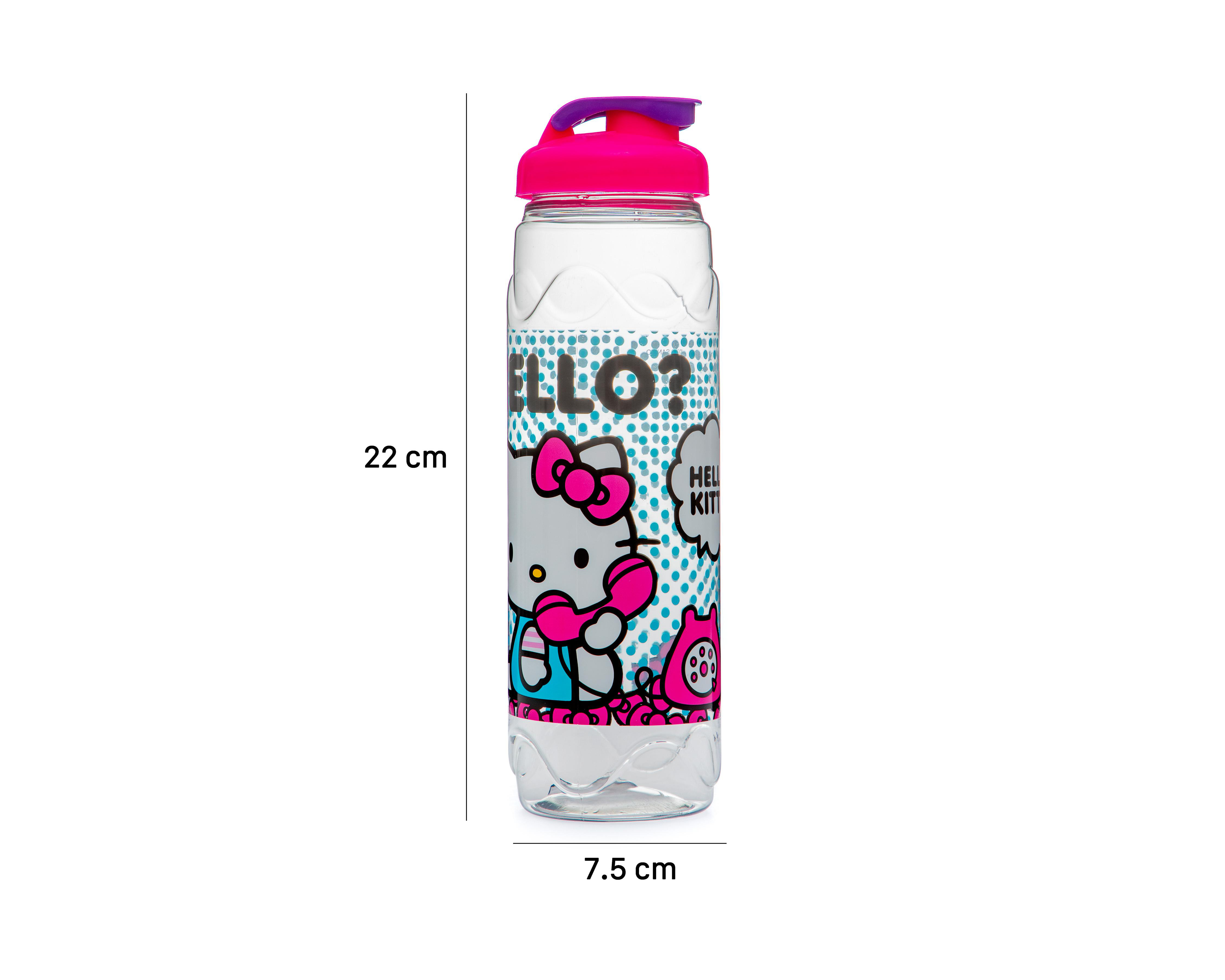 Foto 6 pulgar | Botella de Plástico Fun Kids Hello Kitty 870 ml