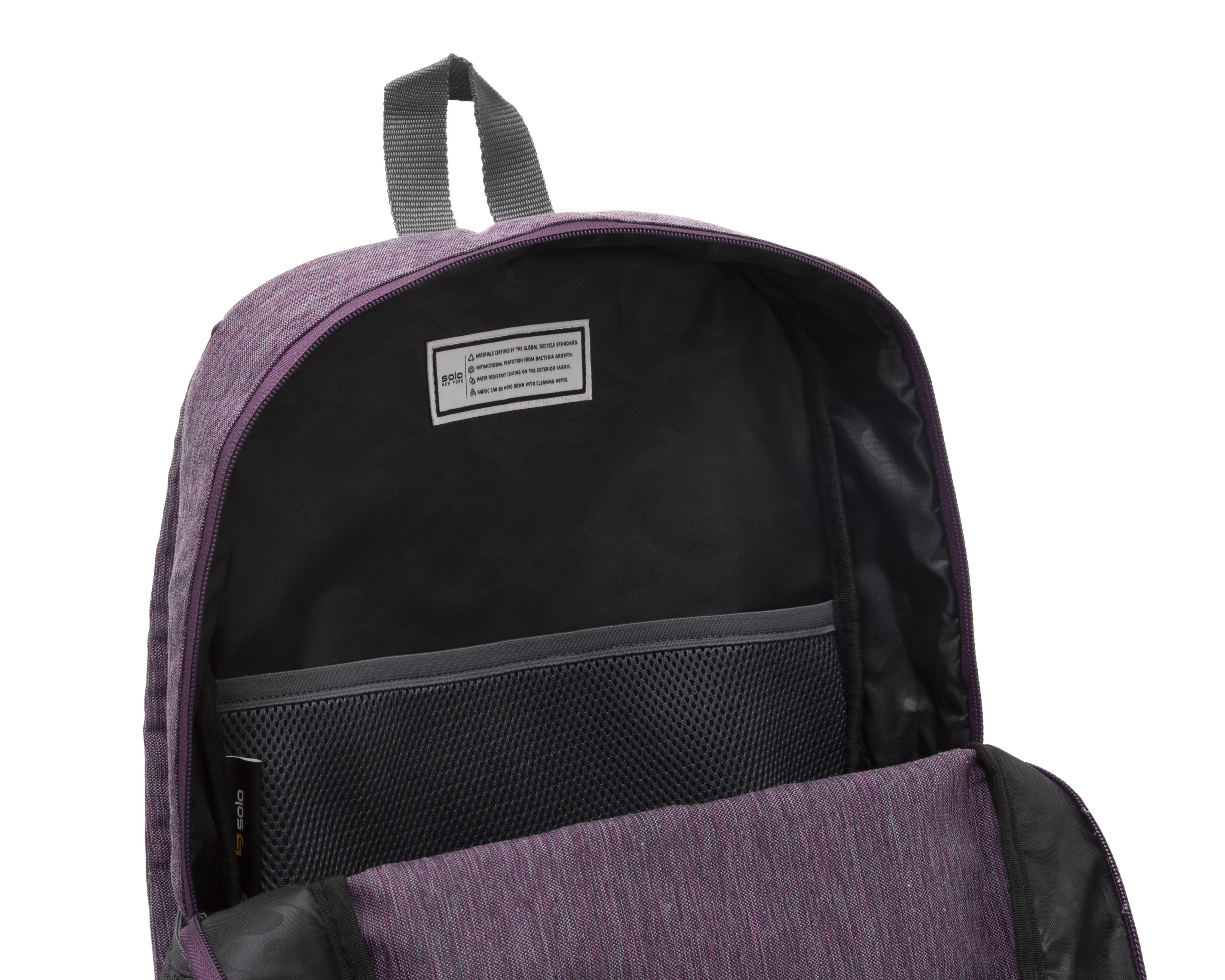 Foto 5 pulgar | Mochila para Laptop Solo UBN720-33 Morada