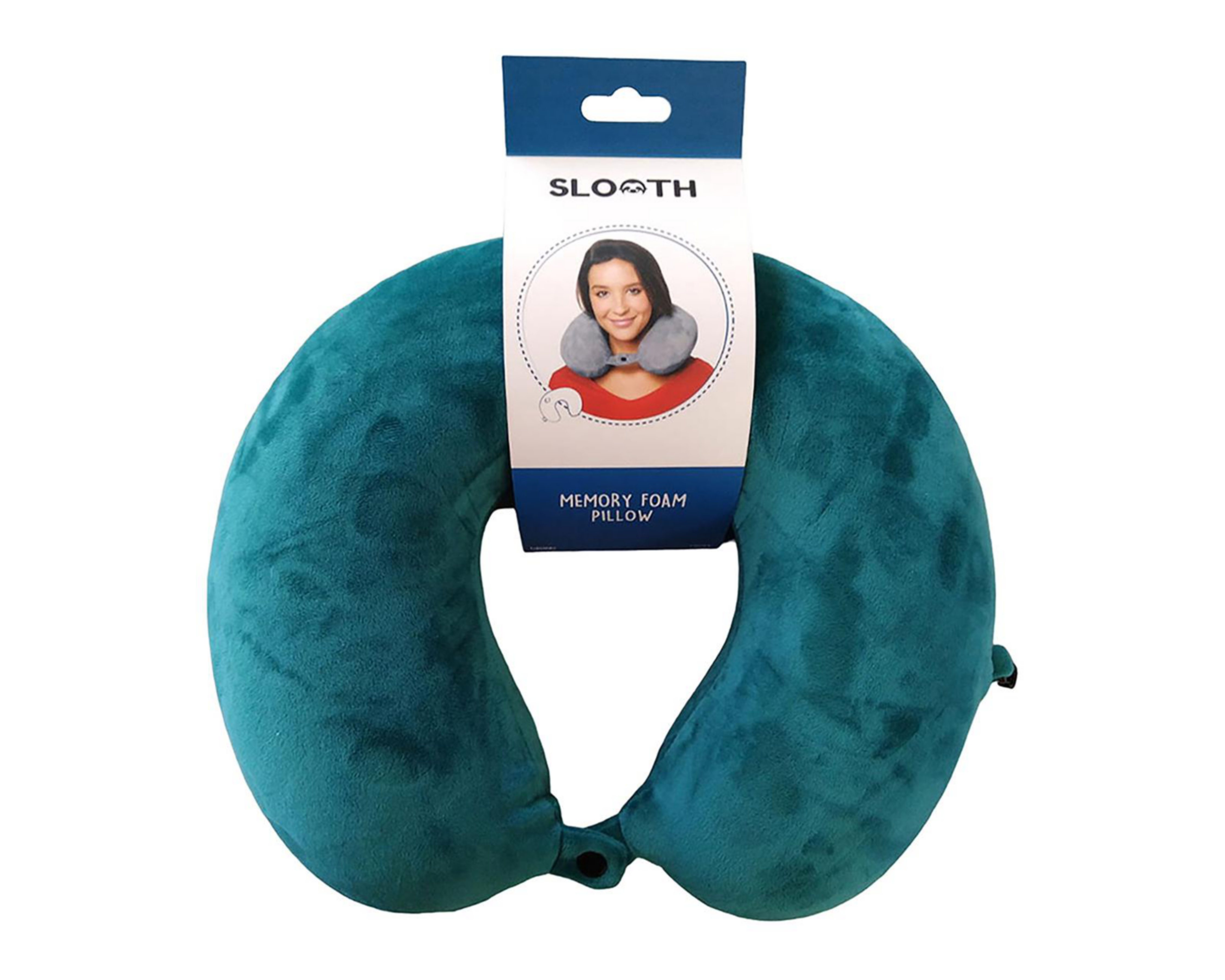 Foto 2 pulgar | Almohada de Viaje Travel Blue Turquesa