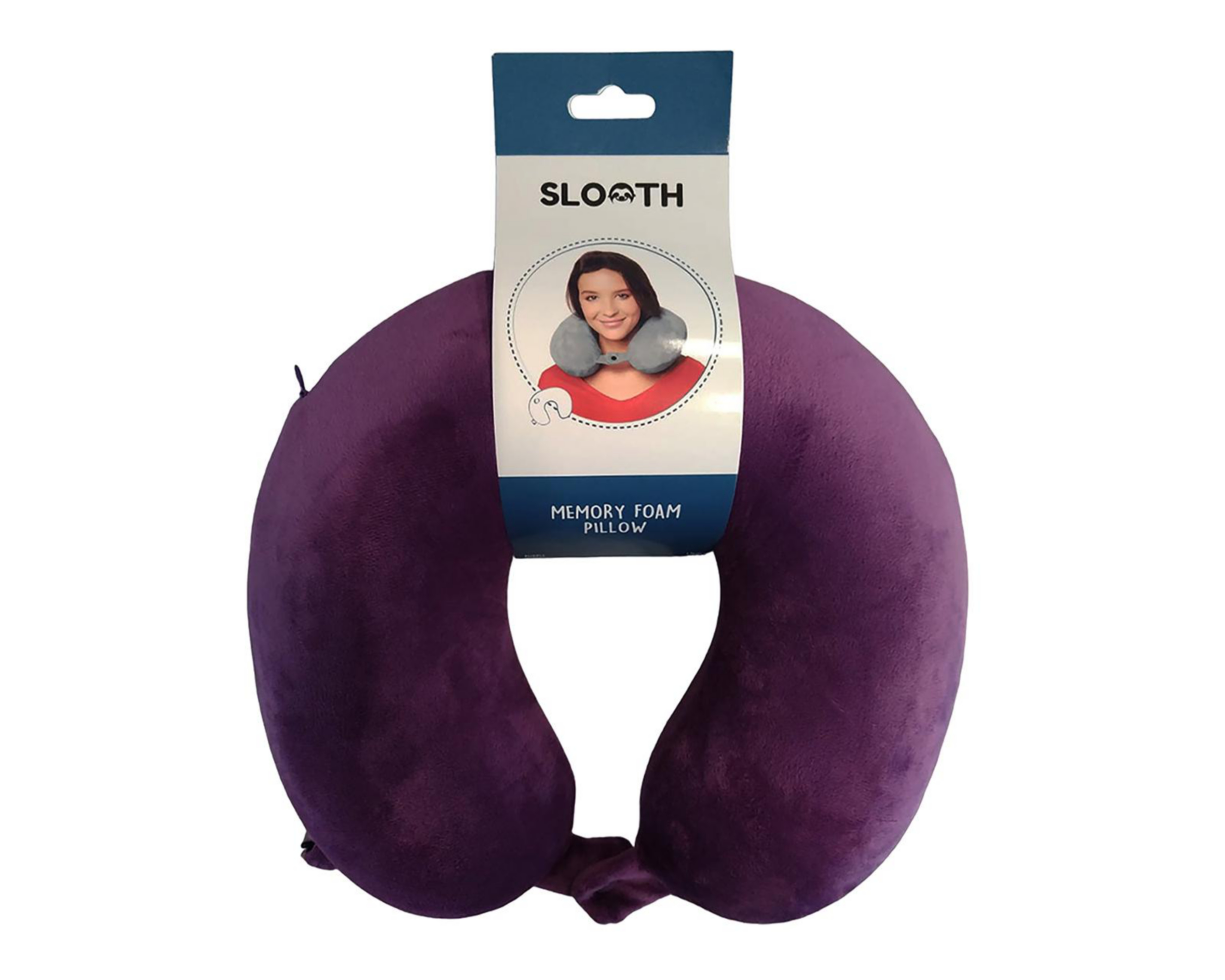 Almohada de Viaje Slooth Morada