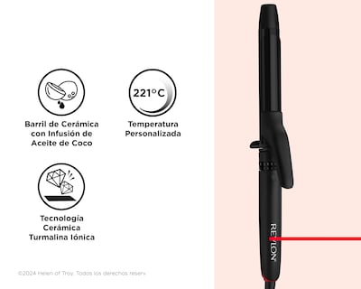 Foto 2 | Tenaza Revlon Smoothstay con Infusión de Aceite de Coco