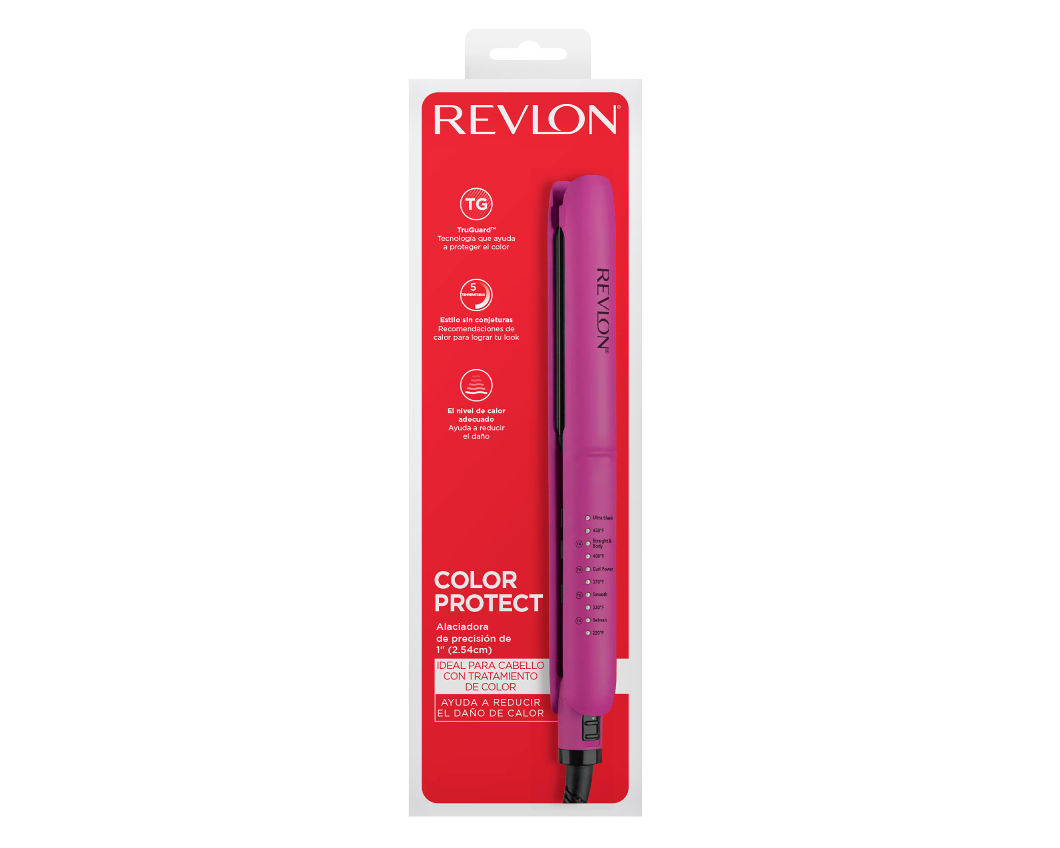 Foto 7 pulgar | Plancha de Cabello Revlon Color Protec de Cerámica