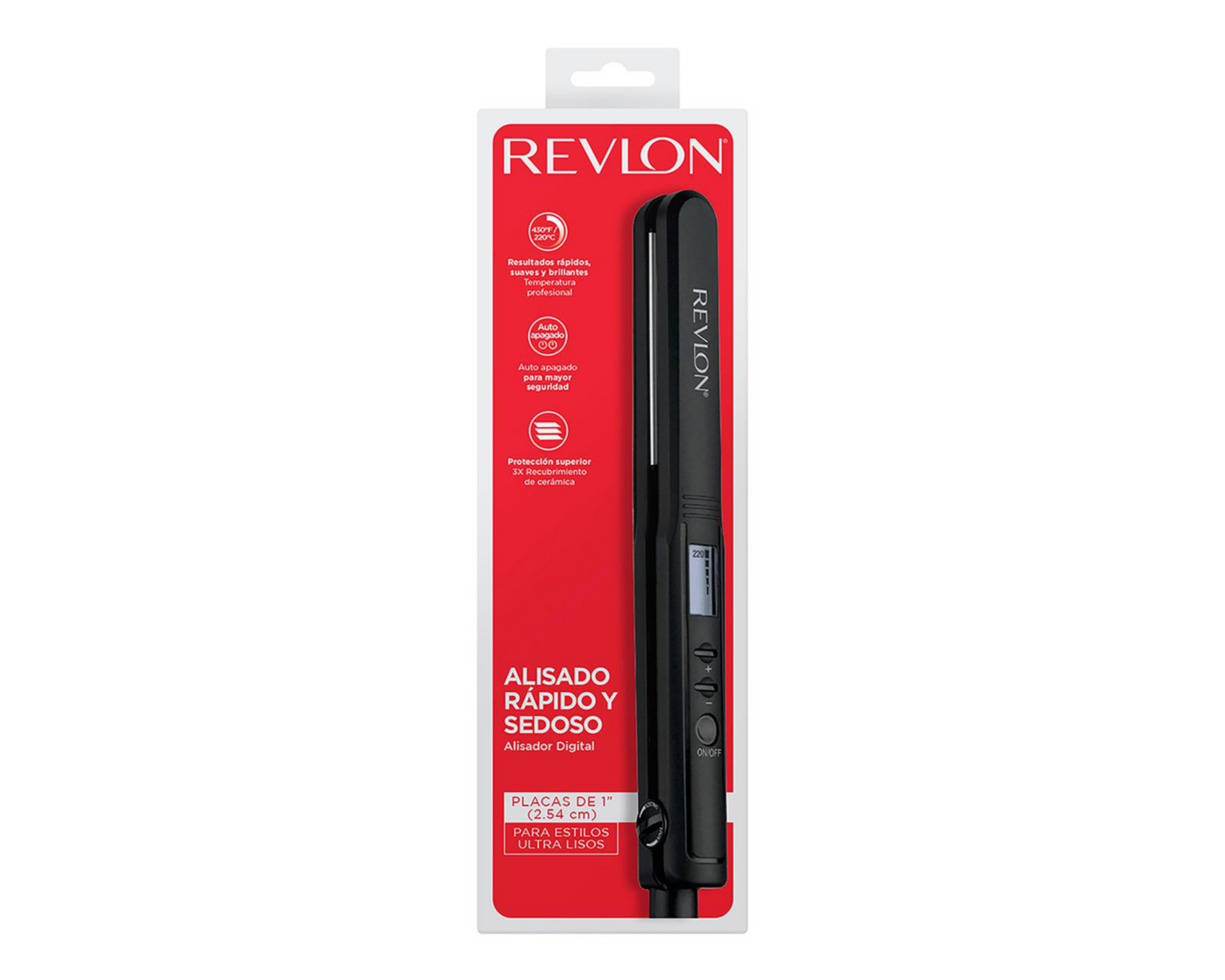 Foto 5 pulgar | Plancha de Cabello Revlon Lacio Perfecto Cerámica