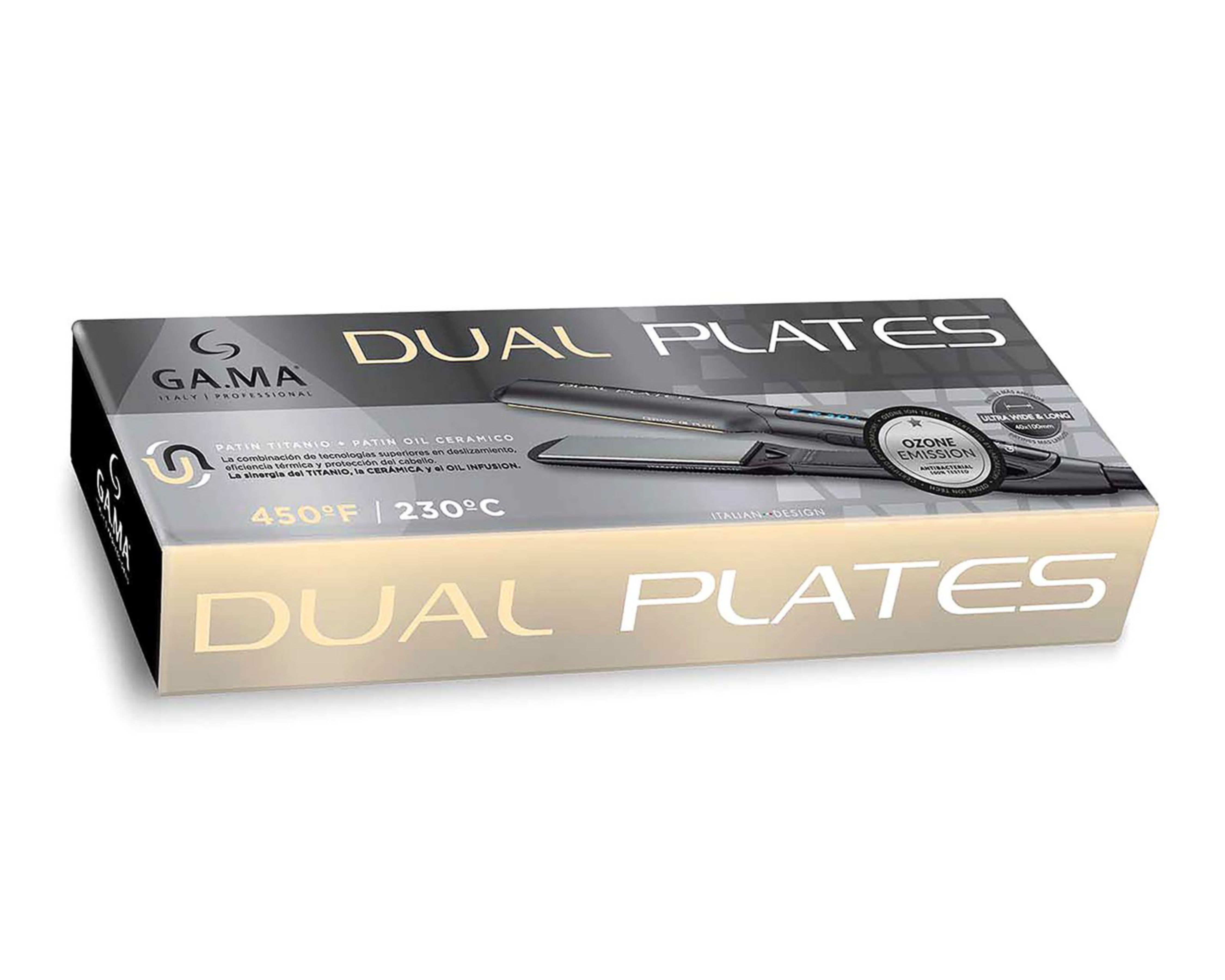 Foto 6 pulgar | Plancha de Cabello Gama Italy Dual Plates Cerámica