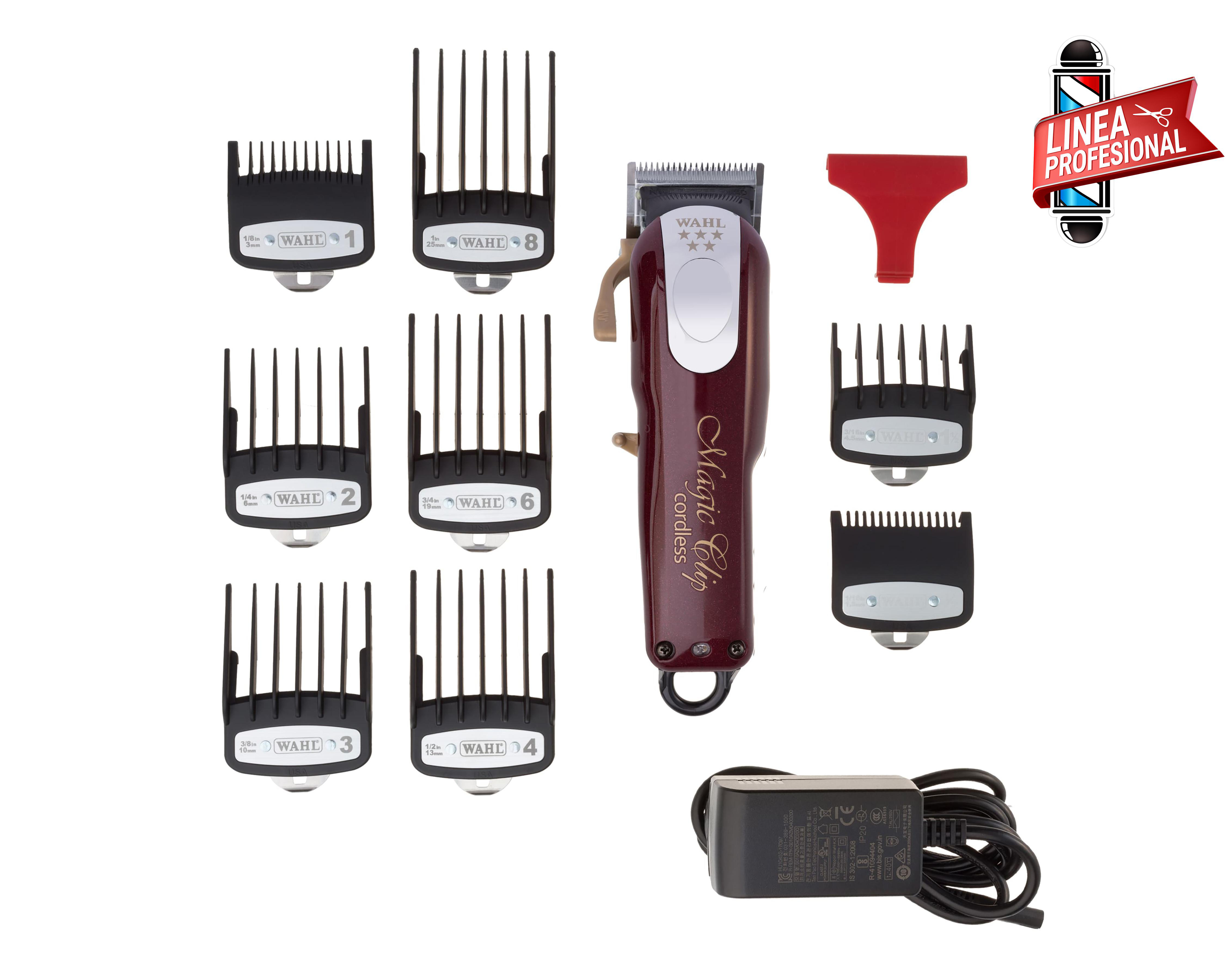 Foto 6 | Cortadora de Cabello Wahl Magic Clip Recargable Alámbrica 11 Piezas