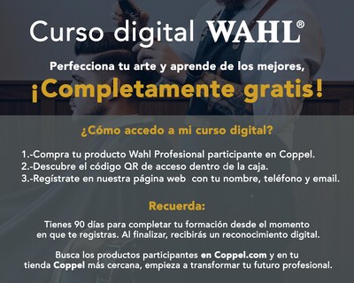 Foto 8 | Cortadora de Cabello Wahl Magic Clip Recargable Alámbrica 11 Piezas + Curso Virtual de Barbería