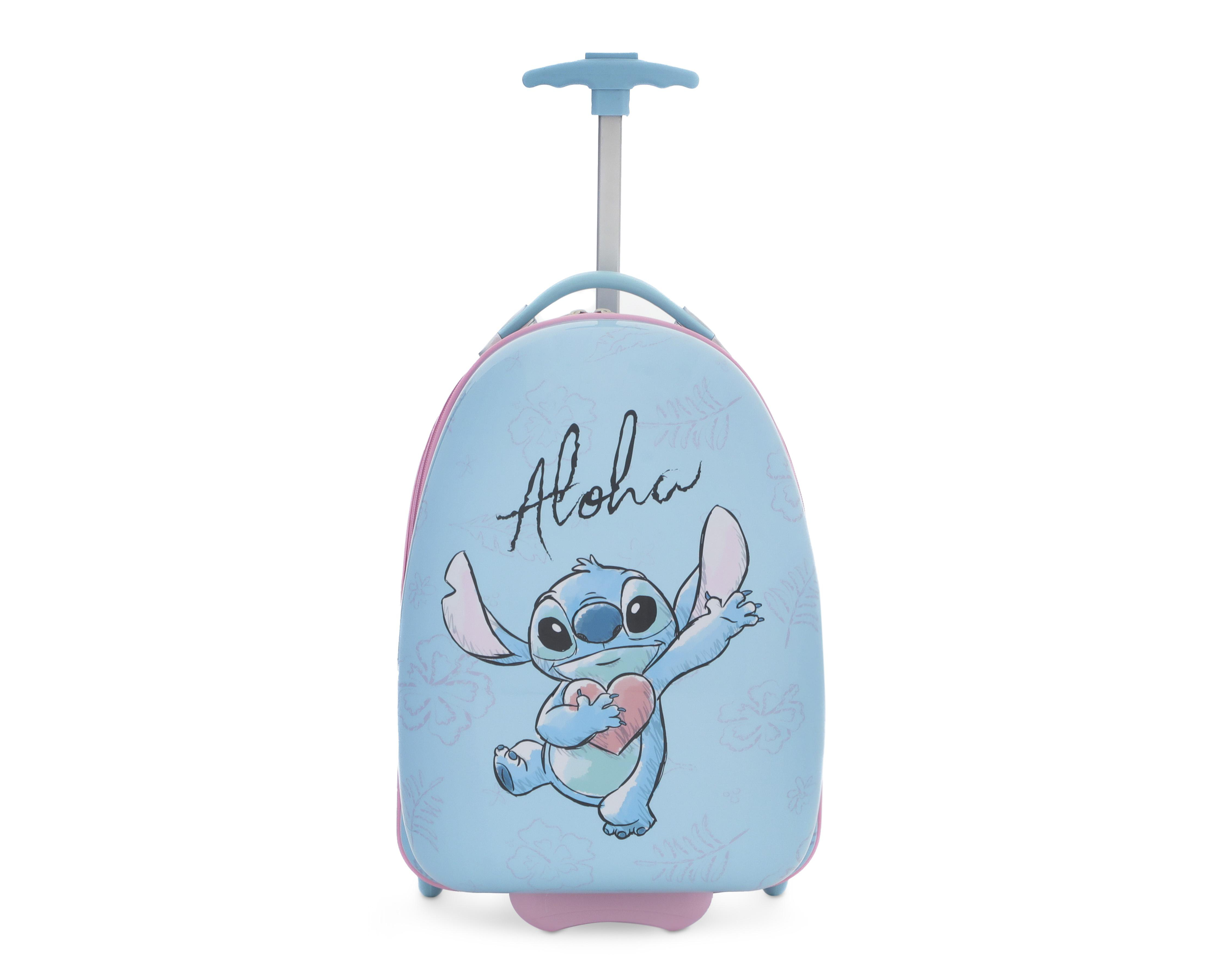 Maleta con Ruedas Disney Stitch 16 Pulgadas Azul