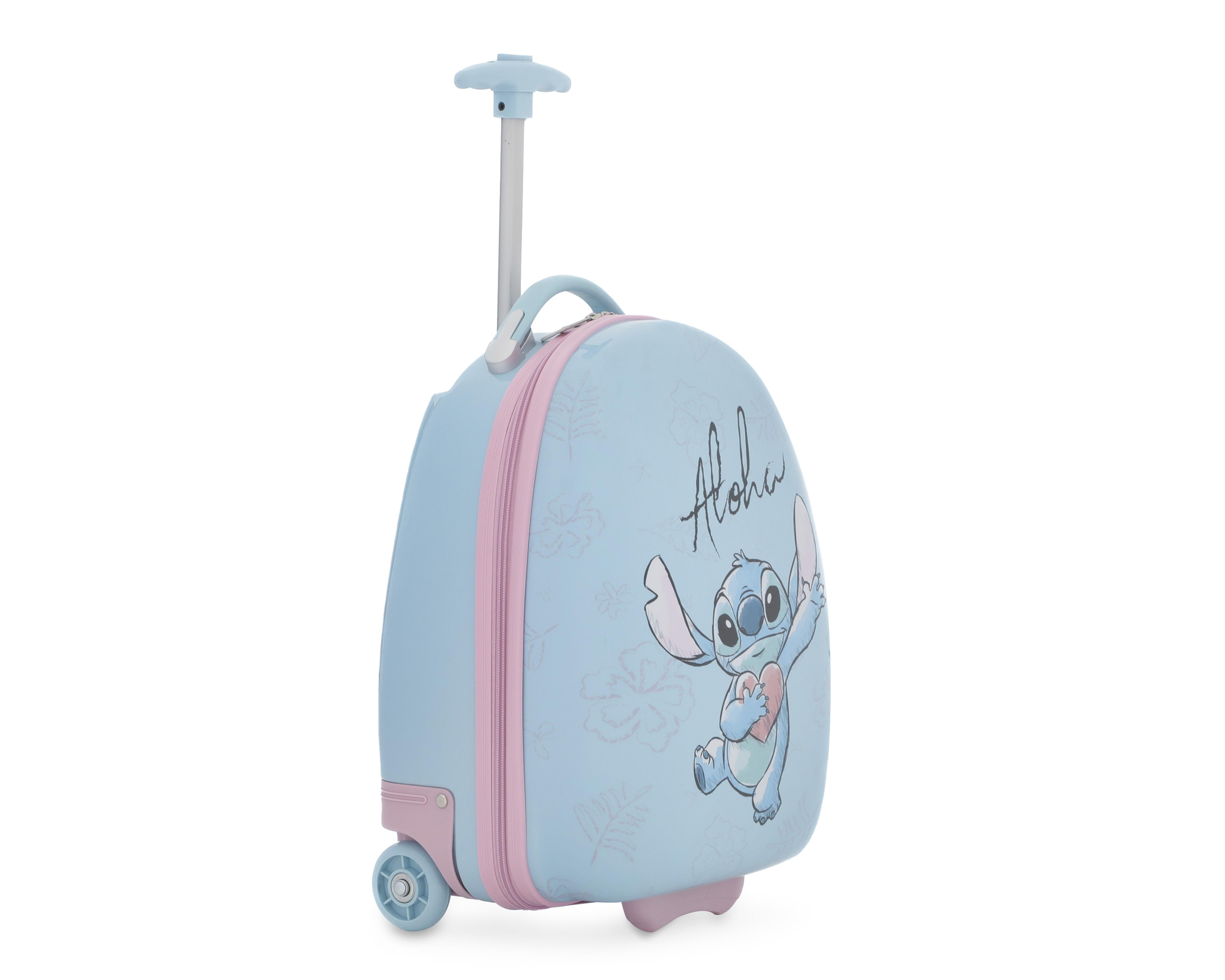 Foto 2 | Maleta con Ruedas Disney Stitch 16 Pulgadas Azul