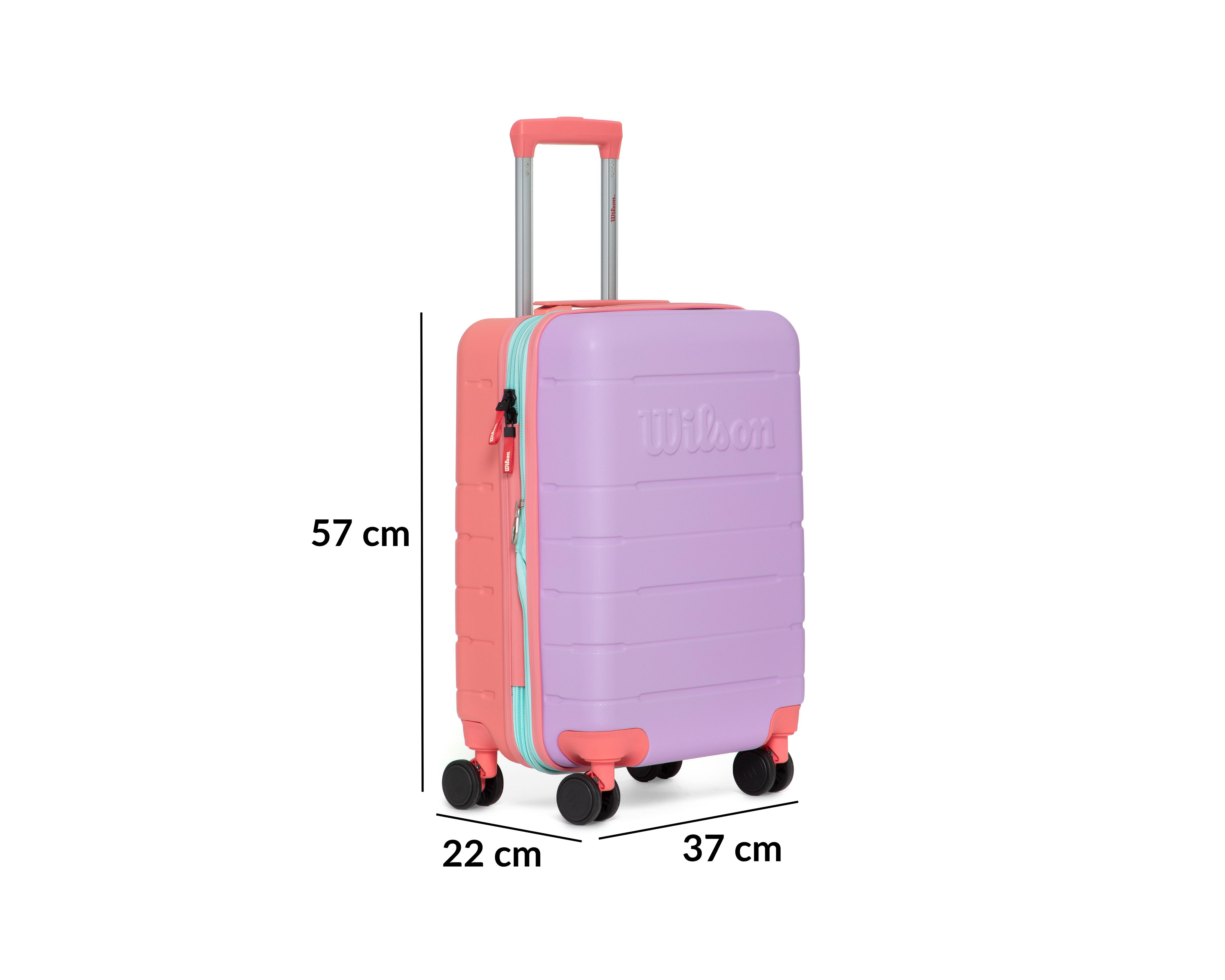 Foto 9 pulgar | Maleta Vertical Wilson 20" Lila-Rosa