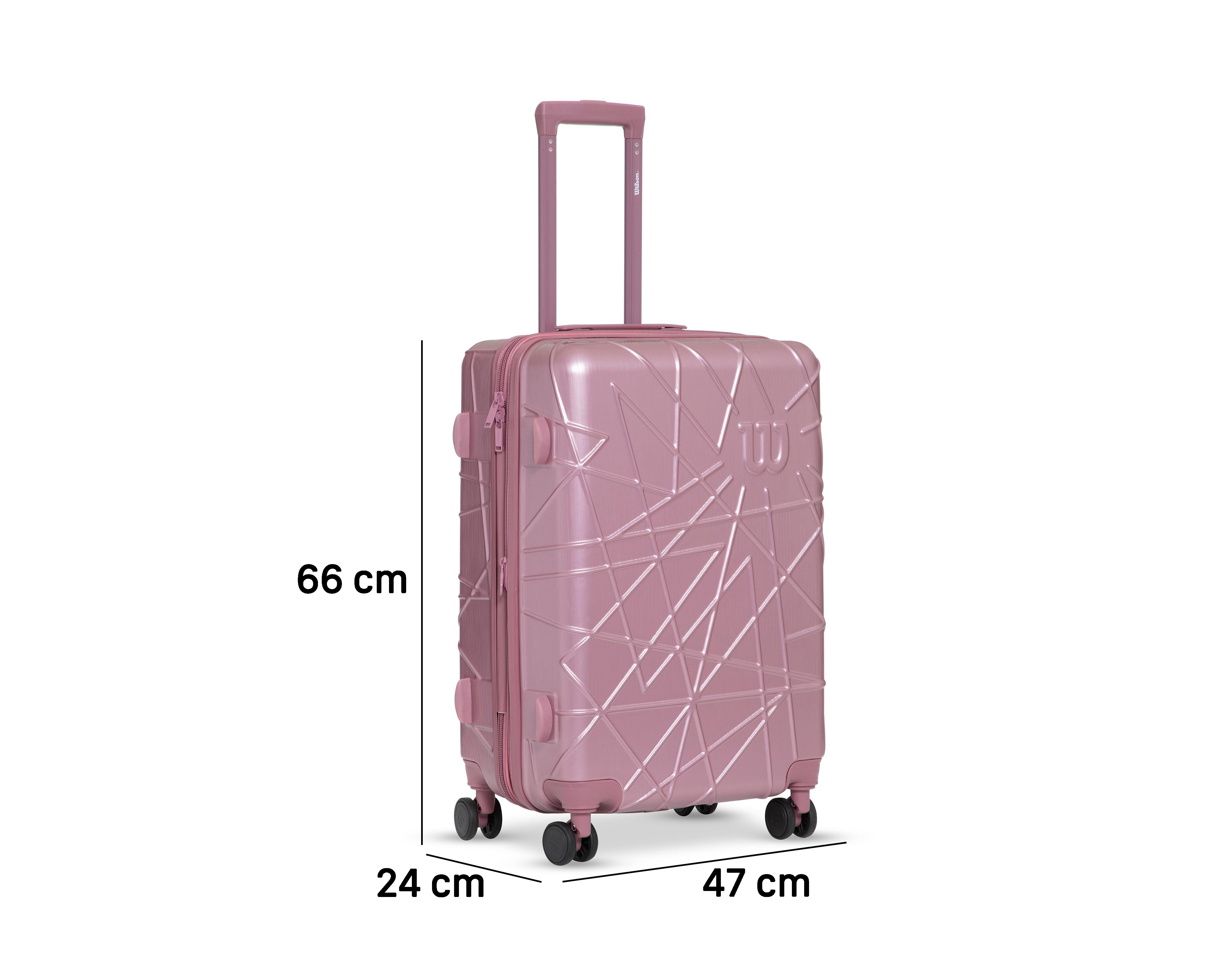 Foto 9 pulgar | Maleta Vertical Wilson 24" Rose Gold