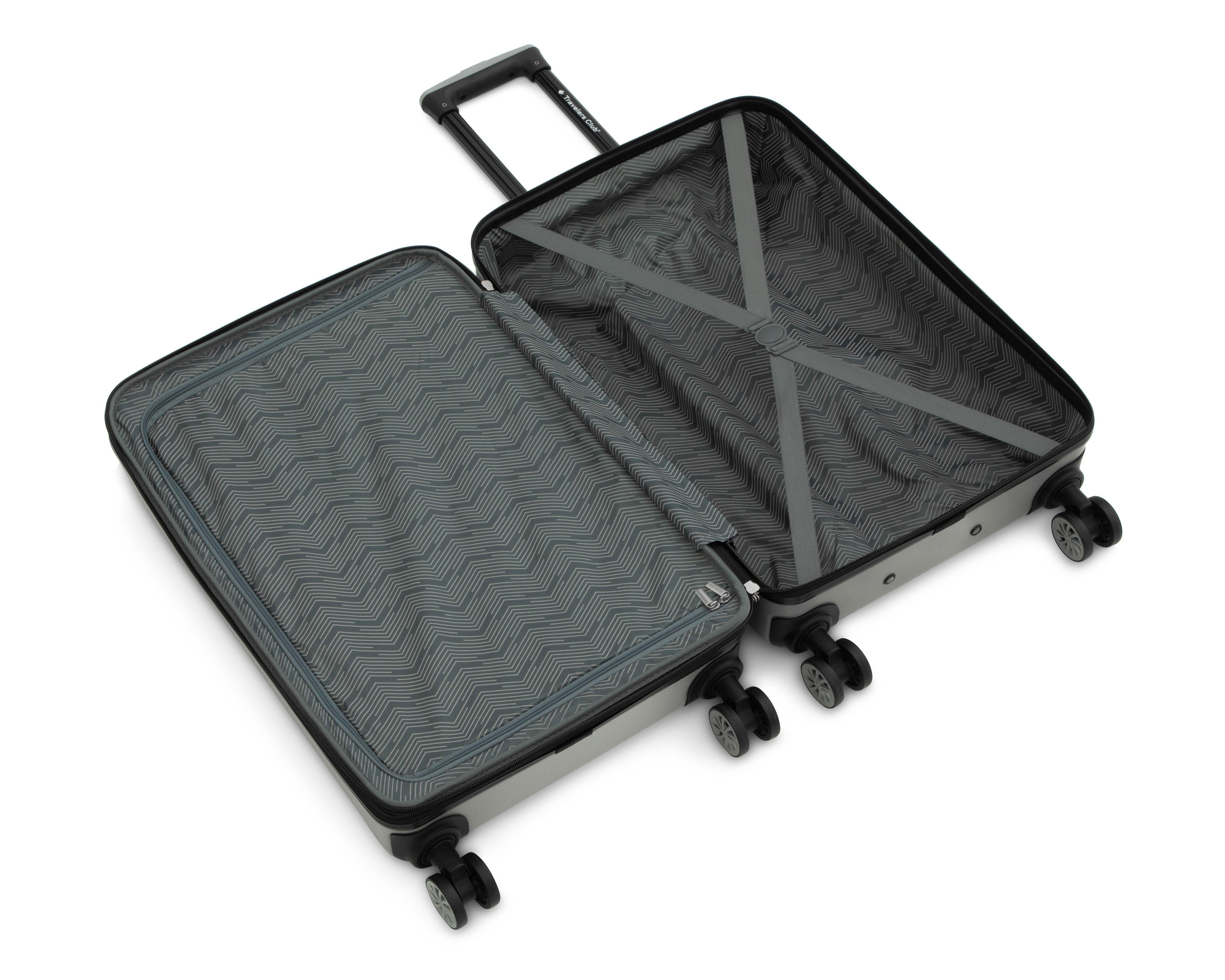 Foto 8 pulgar | Maleta Vertical Travelers 28" Gris