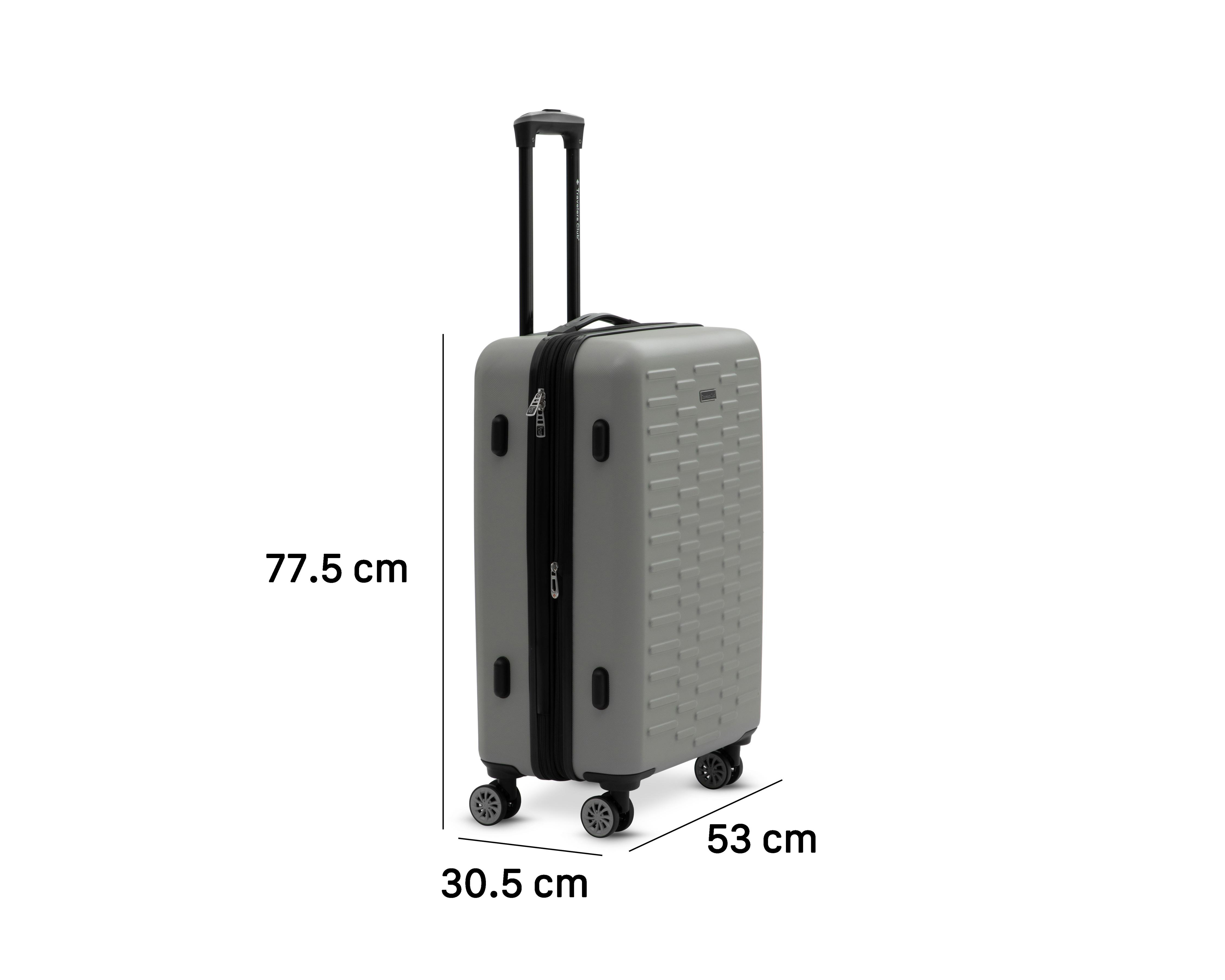 Foto 8 | Maleta Vertical Travelers 28" Gris