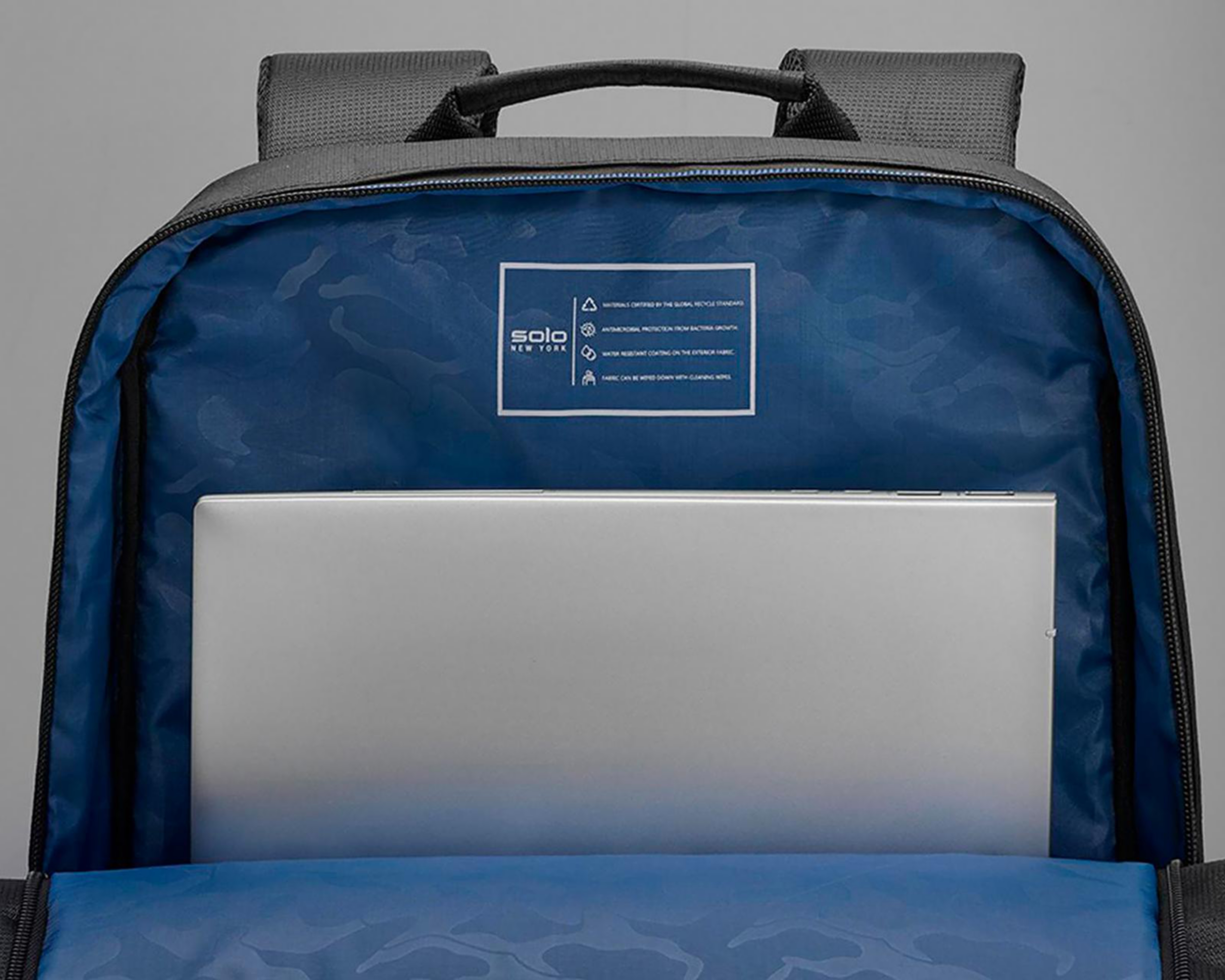 Foto 7 pulgar | Mochila para Laptop Solo PRO721-4 17.3" Negra