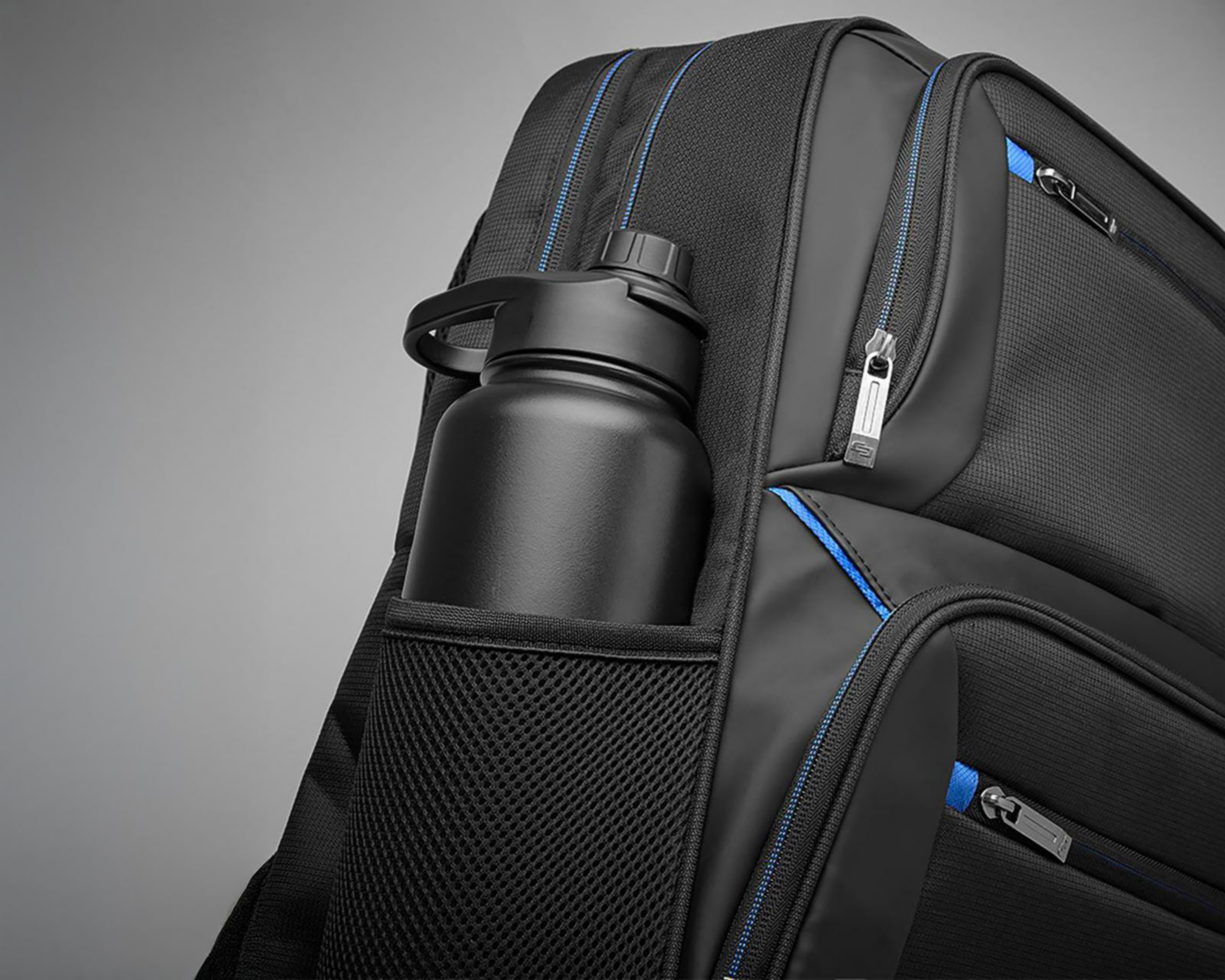 Foto 9 pulgar | Mochila para Laptop Solo PRO721-4 17.3" Negra