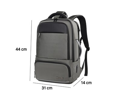 Foto 7 | Mochila para Laptop Novotek Agile 15.6 Pulgadas Gris