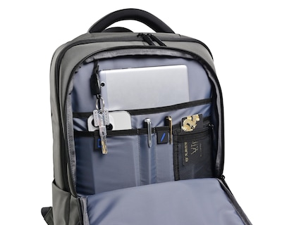 Foto 8 | Mochila para Laptop Novotek Agile 15.6 Pulgadas Gris