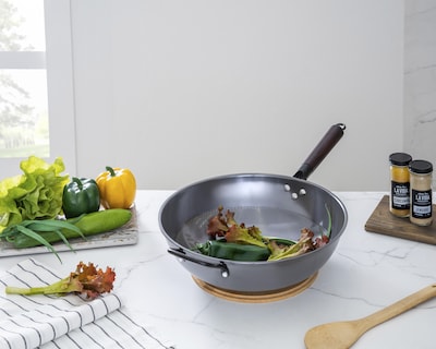 Foto 5 | Sartén Gibson Home de Acero al Carbón Antiadherente 33 cm
