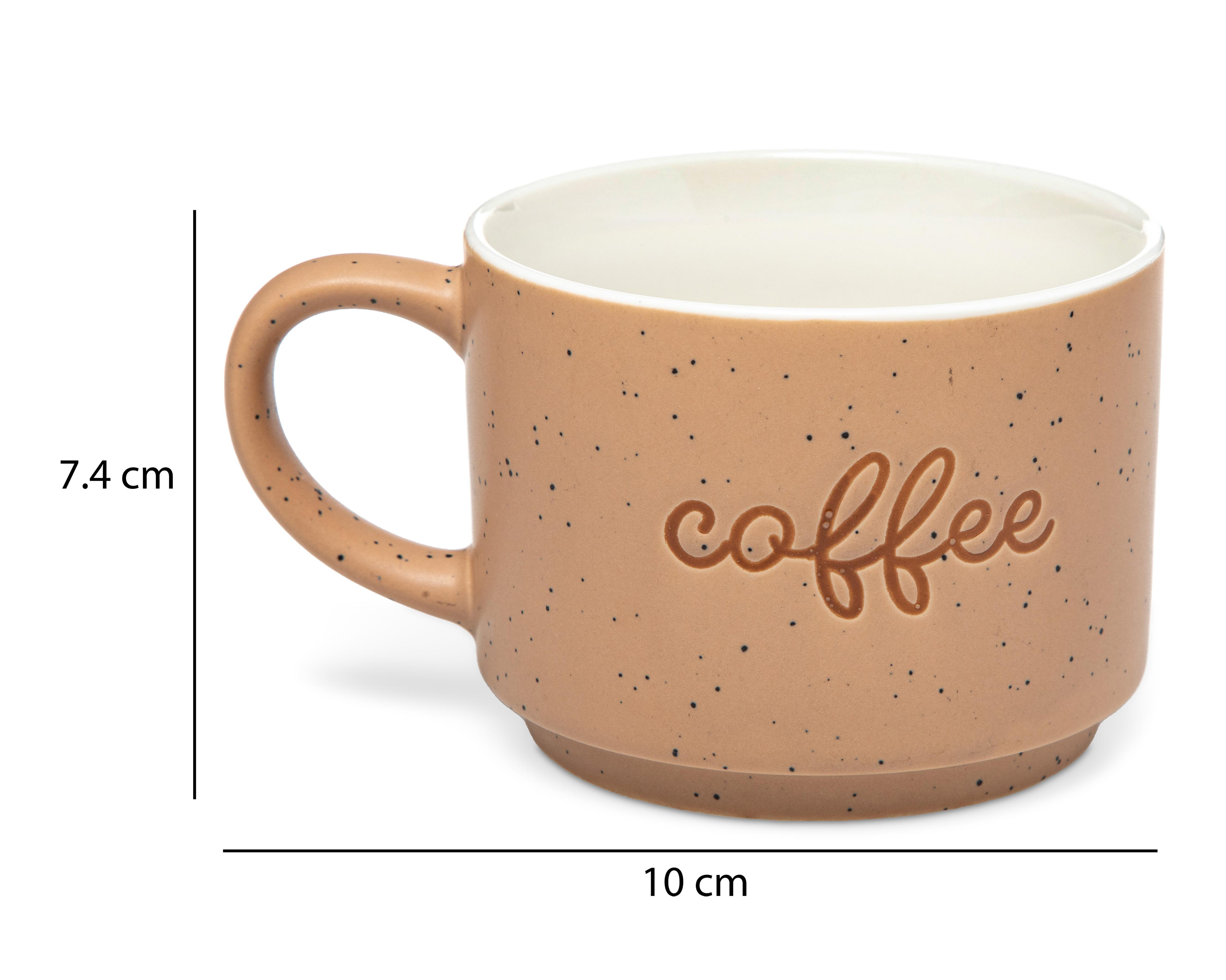 Foto 6 | Taza de Cerámica Marcelle 340 ml 4 Piezas