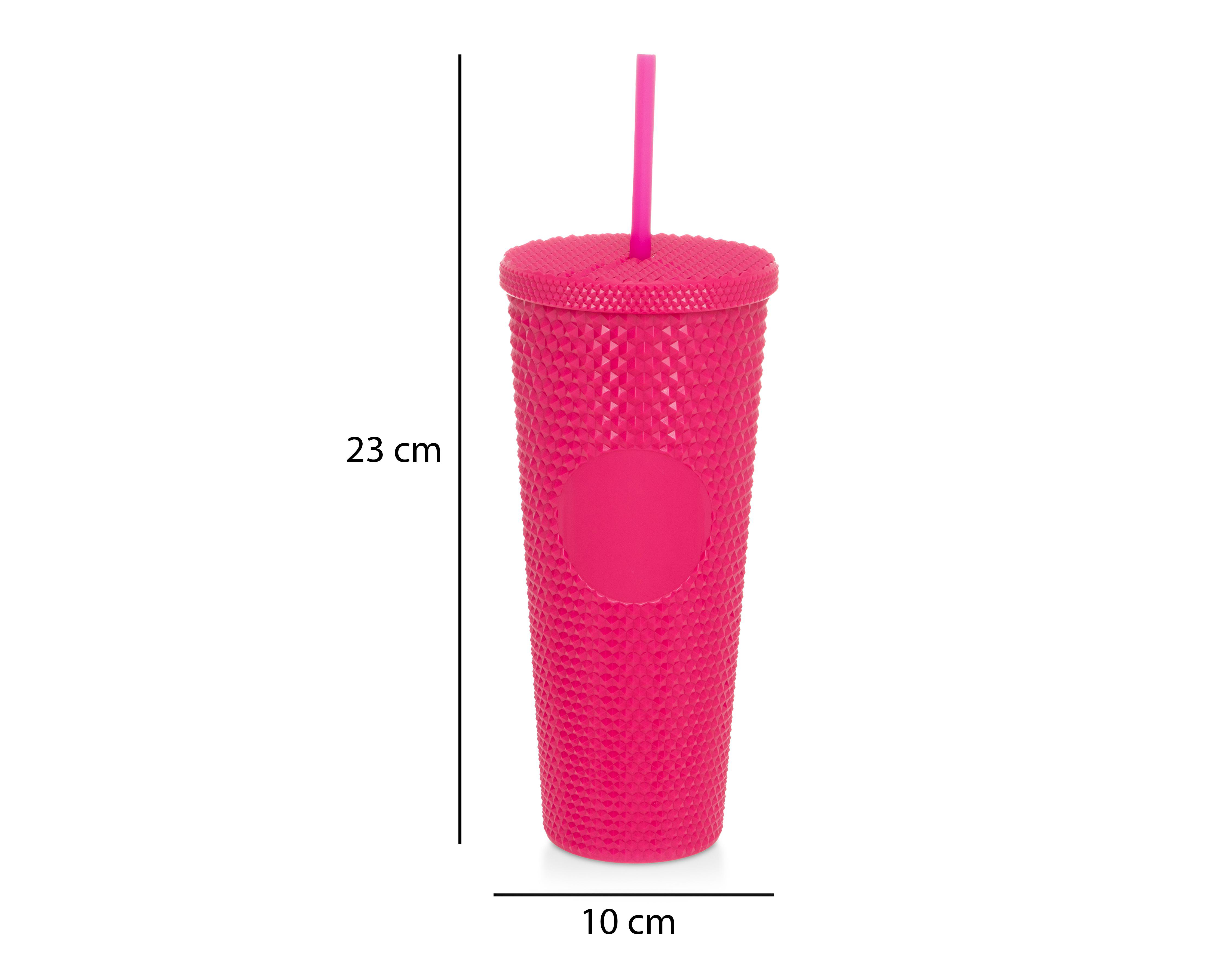 Foto 7 pulgar | Vaso con Popote Marcelle 700 ml