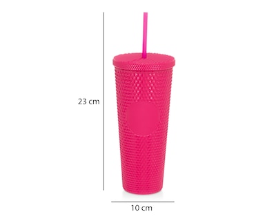 Foto 6 | Vaso con Popote Marcelle 700 ml