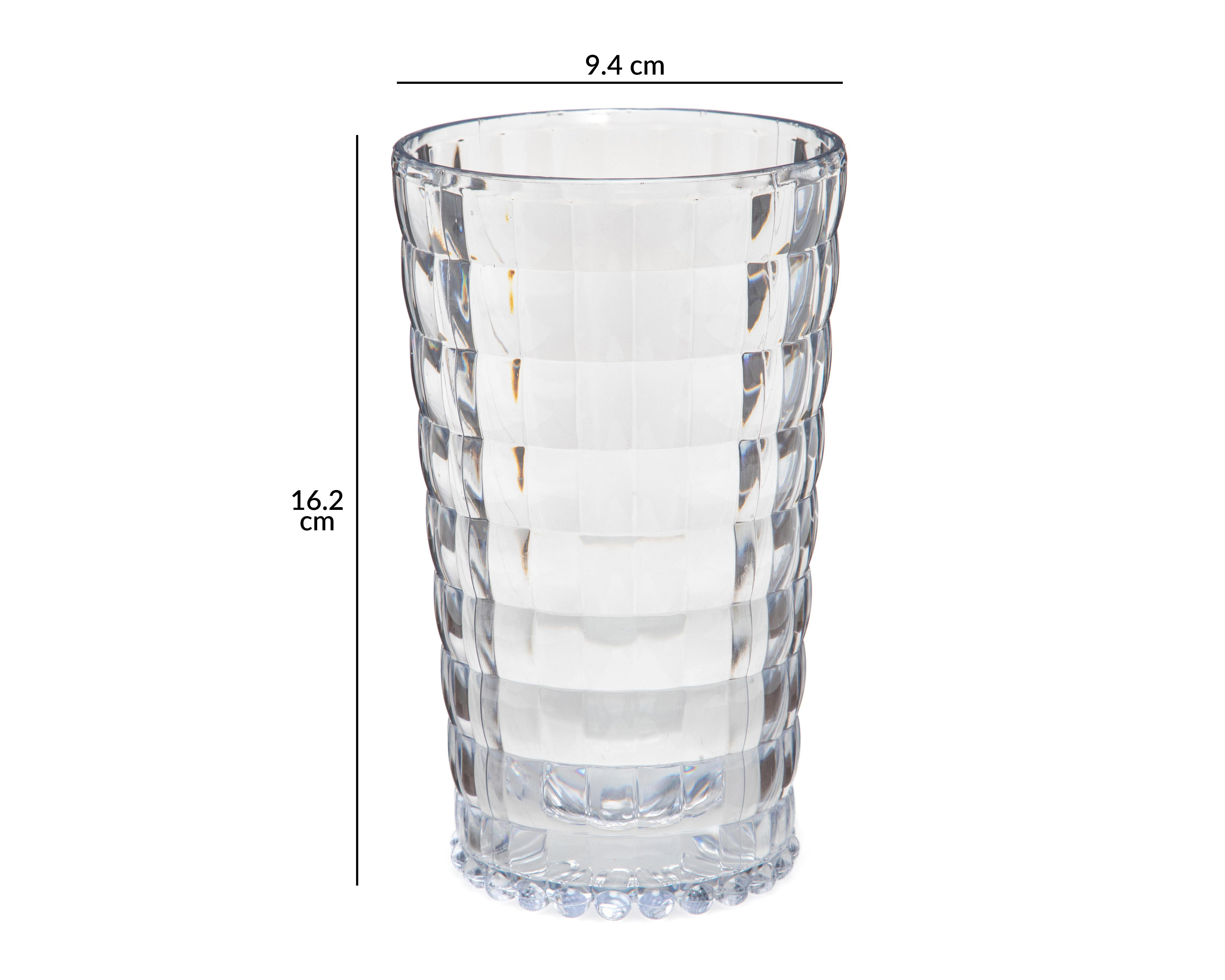 Foto 5 pulgar | Vaso de Acrílico Starhaus 750 ml 4 Piezas