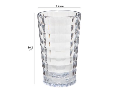Foto 4 | Vaso de Acrílico Starhaus 750 ml 4 Piezas