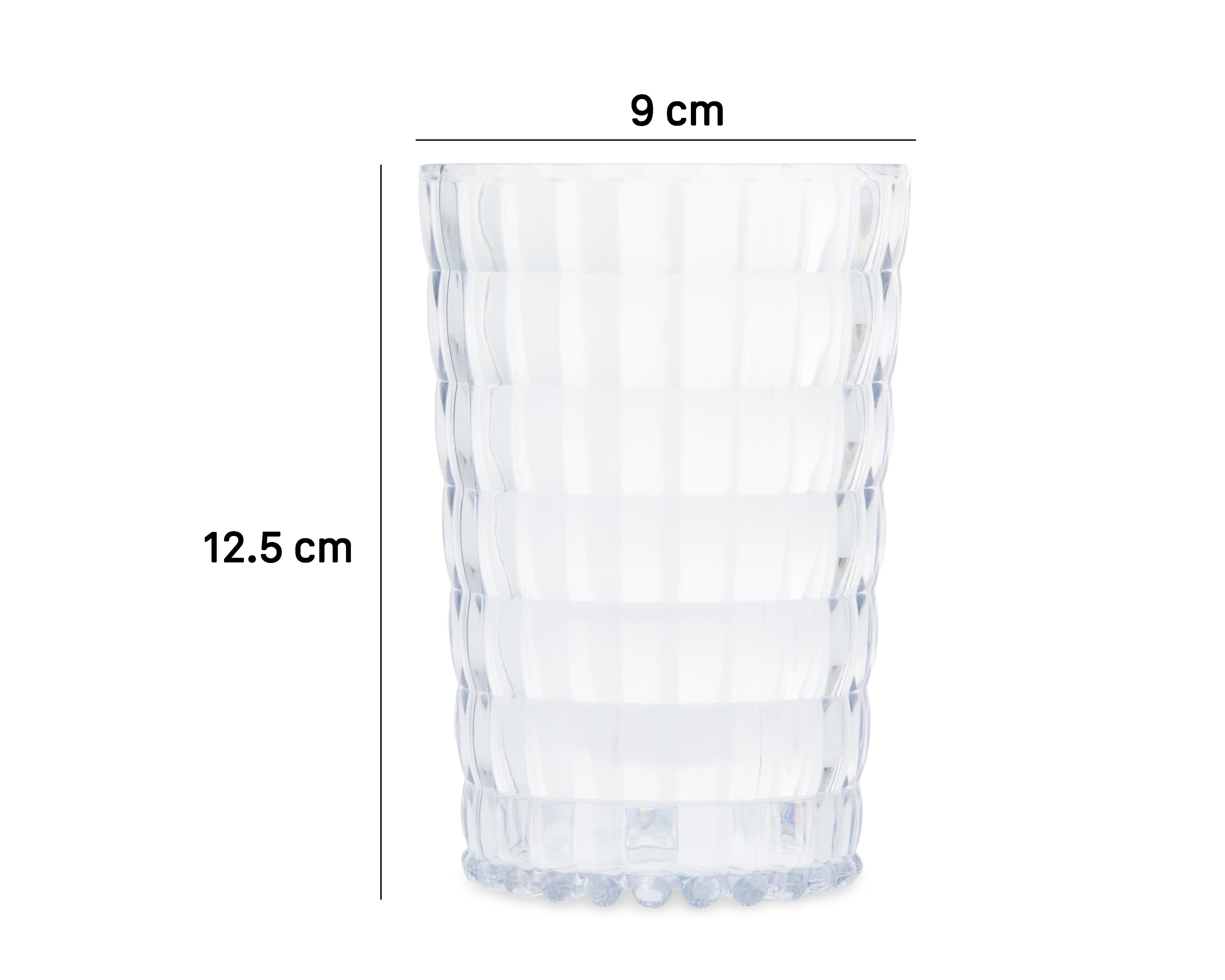Foto 6 pulgar | Vaso de Acrílico Starhaus 400 ml 4 Piezas
