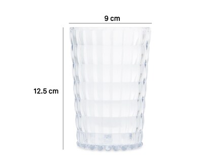 Foto 5 | Vaso de Acrílico Starhaus 400 ml 4 Piezas