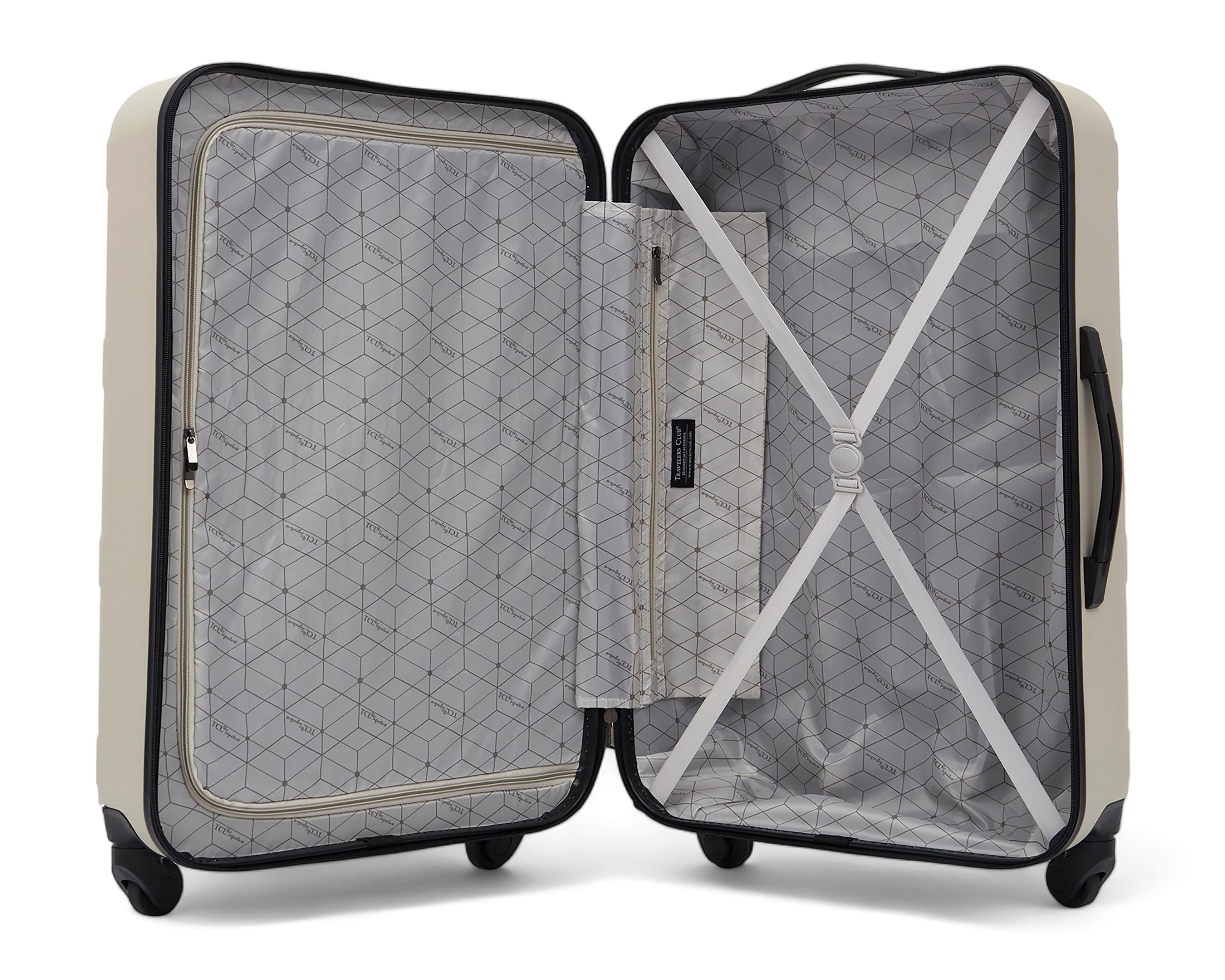 Foto 8 | Maleta Vertical Travelers Club 20" Beige