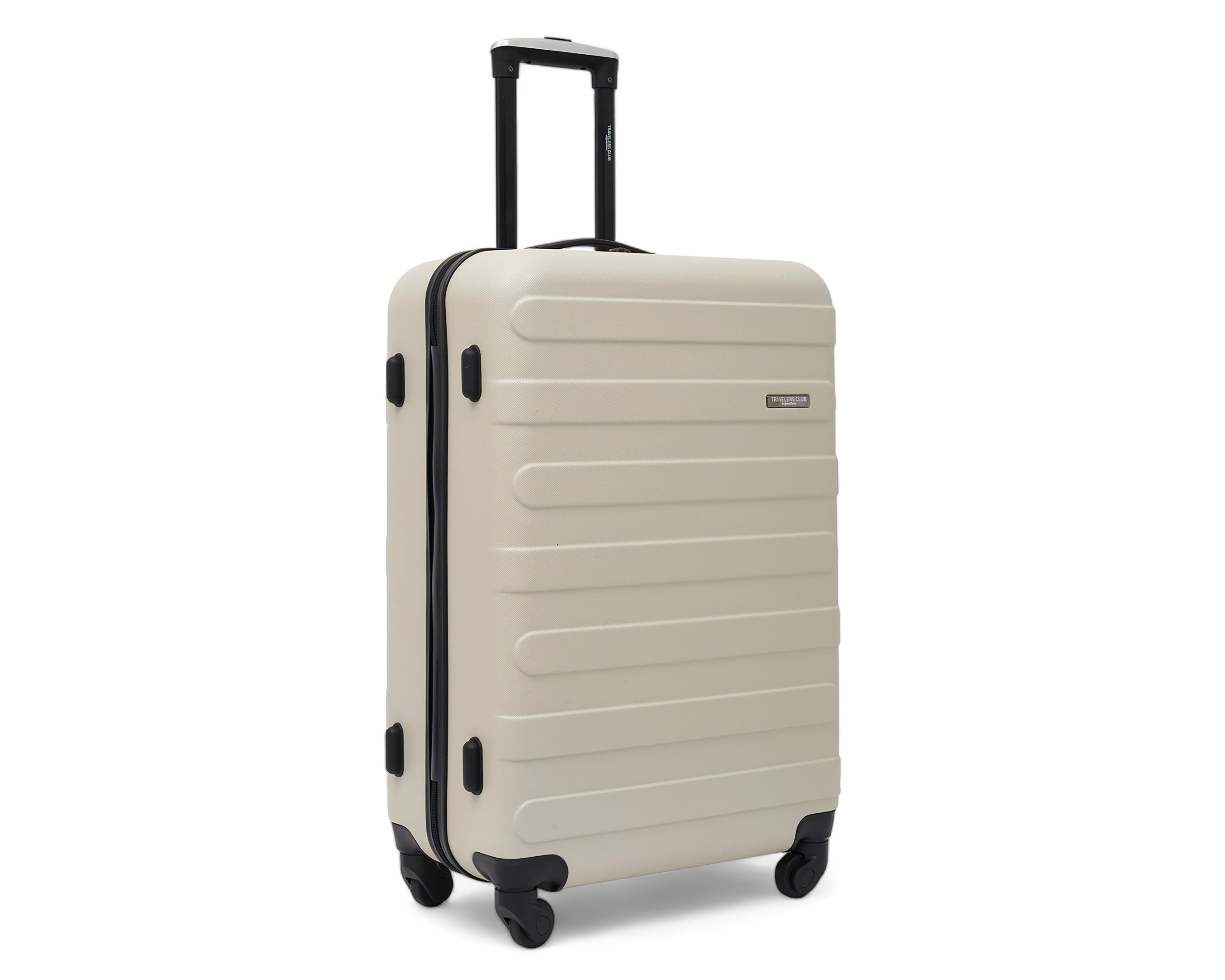 Foto 3 pulgar | Maleta Vertical Travelers Club 25" Beige