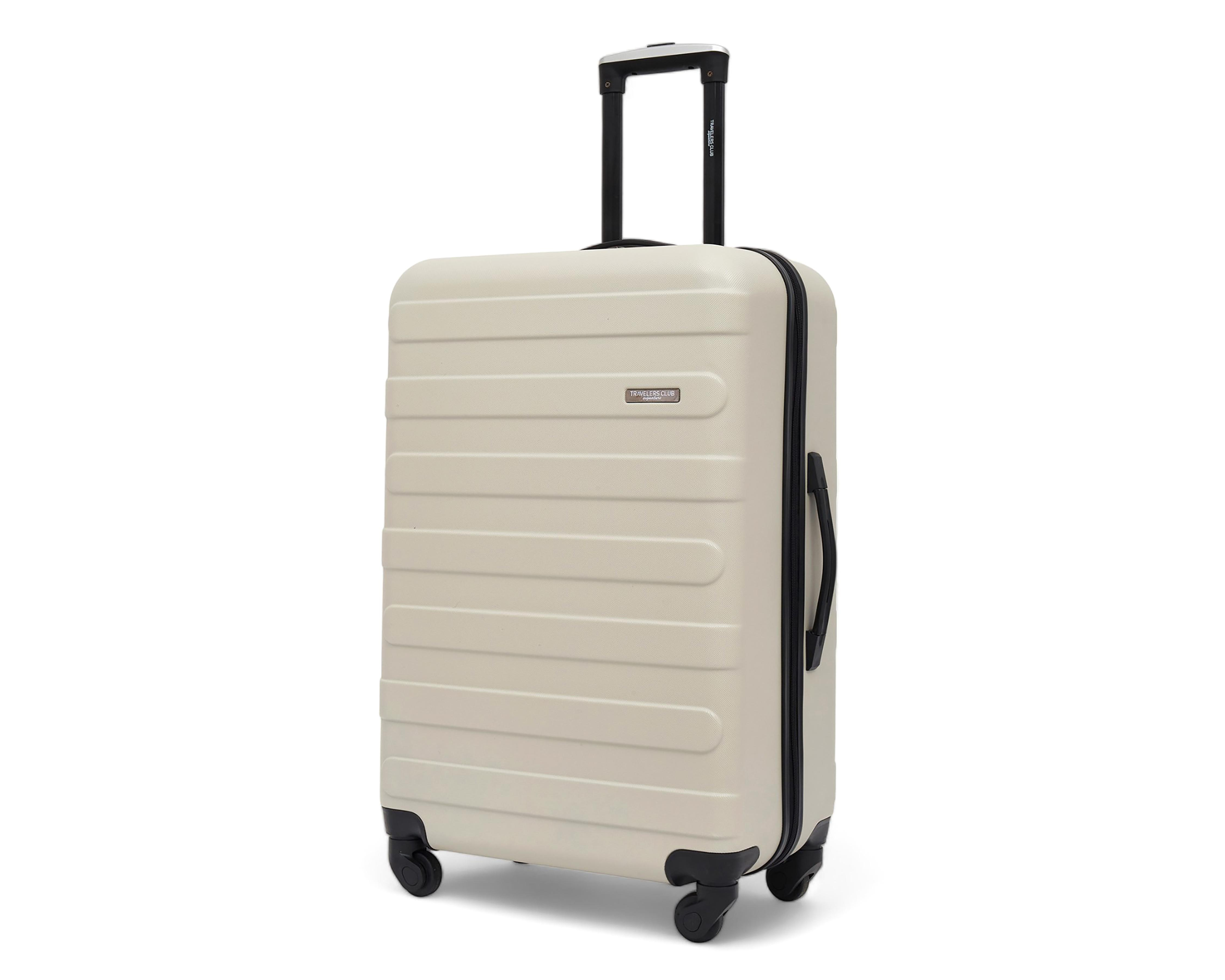 Foto 4 pulgar | Maleta Vertical Travelers Club 25" Beige