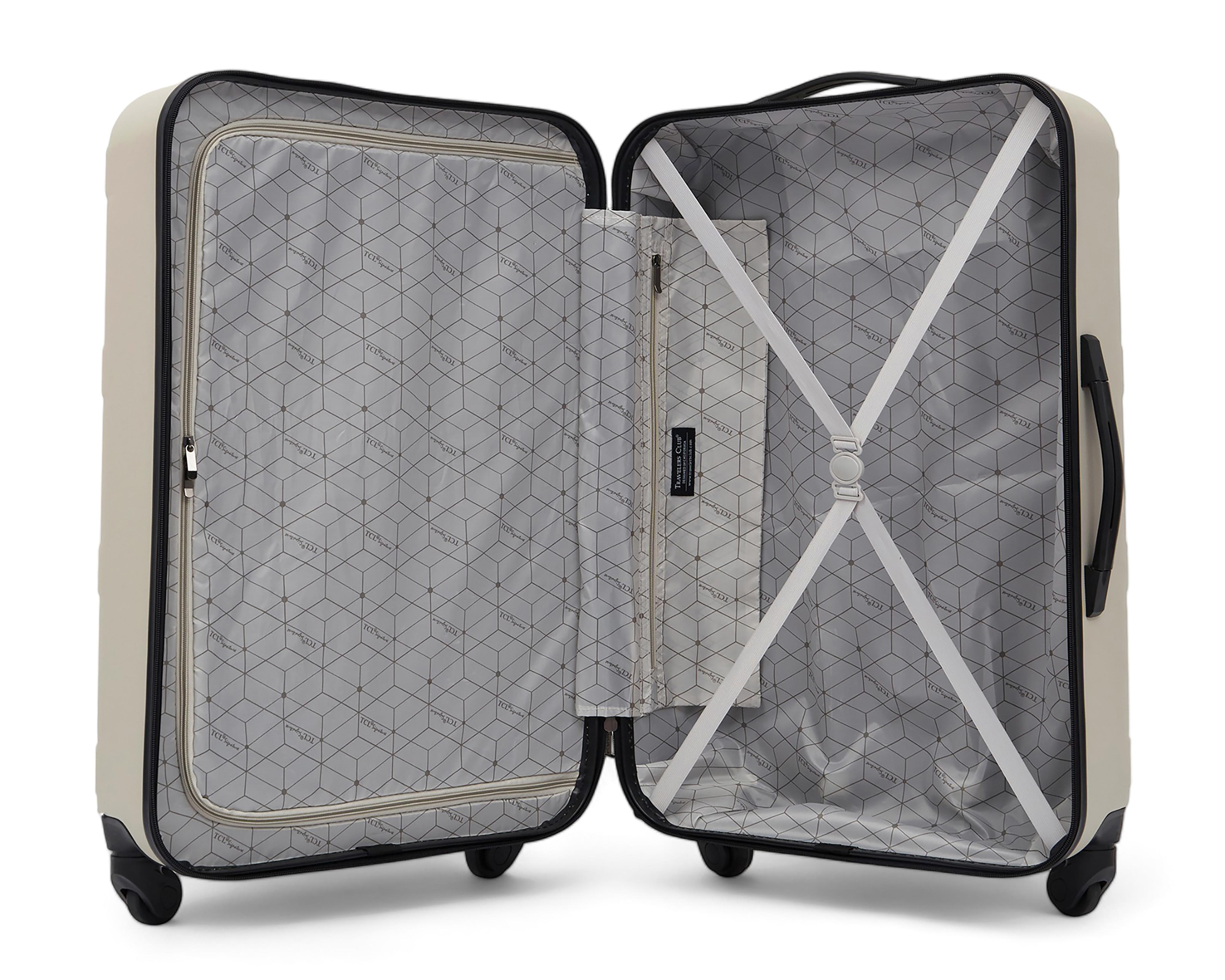 Foto 8 | Maleta Vertical Travelers Club 25" Beige