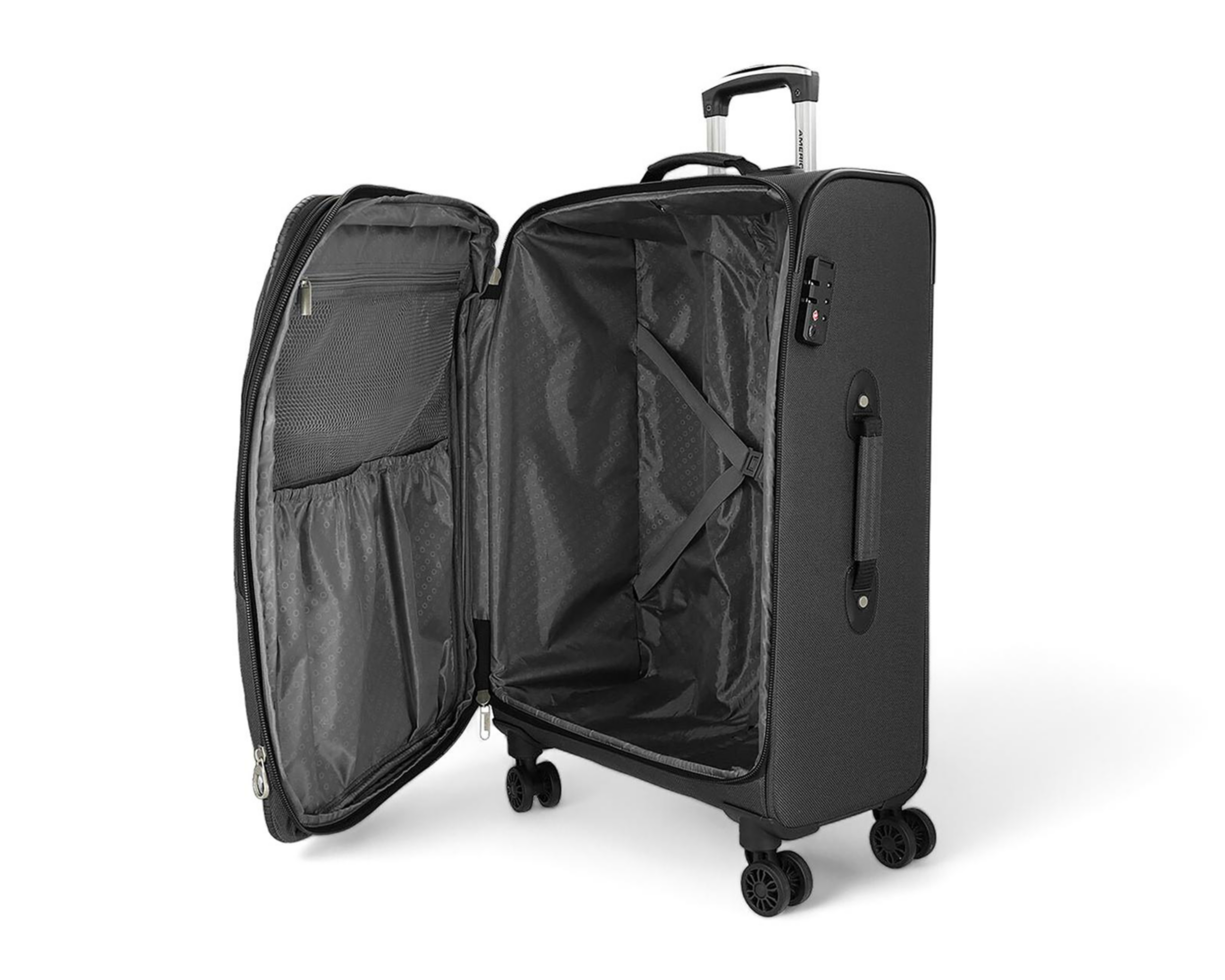 Foto 4 pulgar | Maleta Vertical American Tourister Fortex 24" Negra