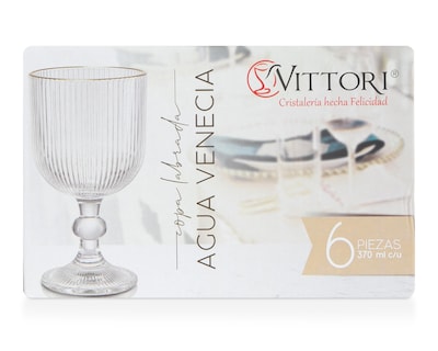 Foto 3 | Copas Vittori 6 Piezas