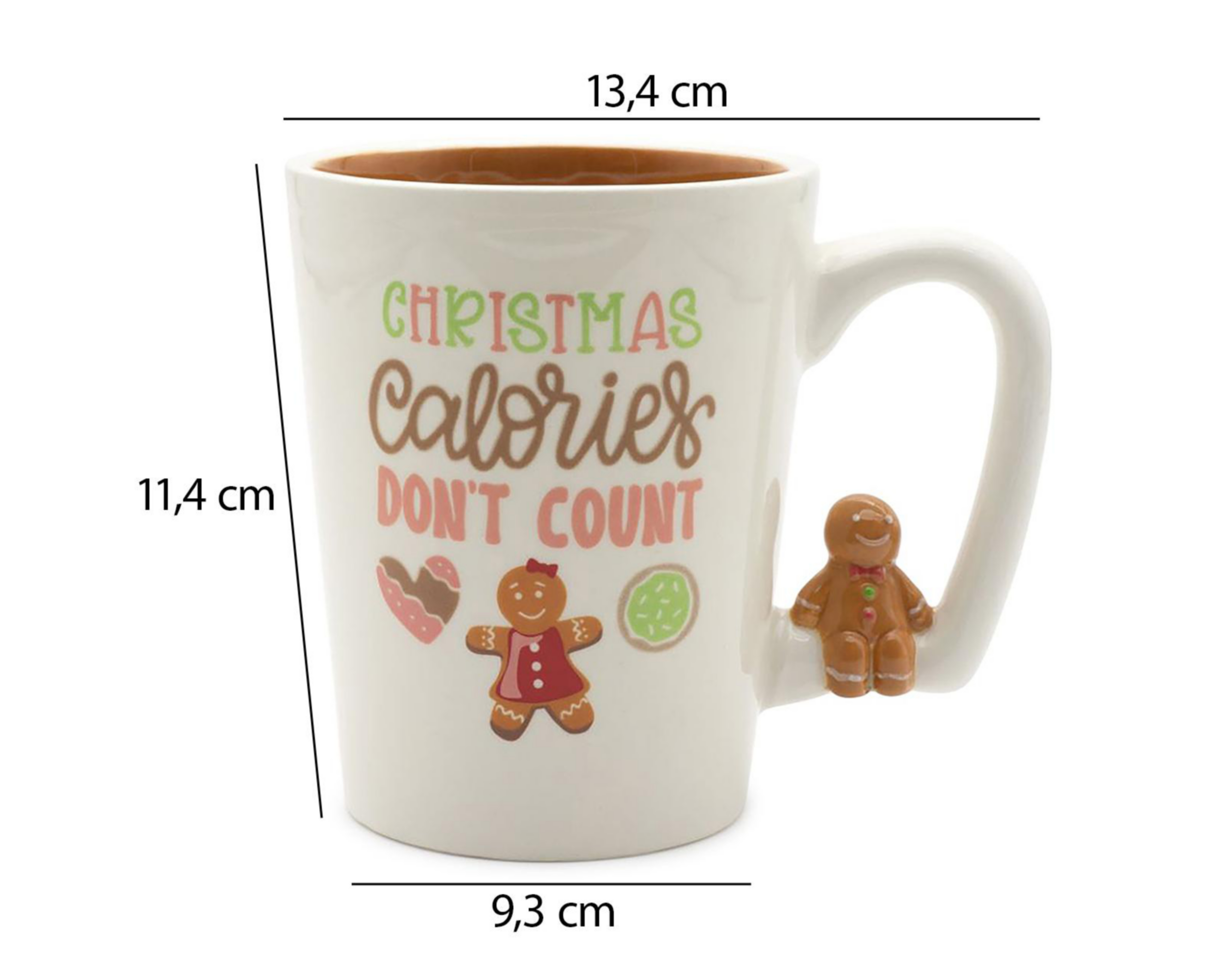 Foto 4 pulgar | Taza de Cerámica Navideña 400 ml