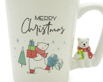 Foto 2 | Taza de Cerámica Navideña 400 ml