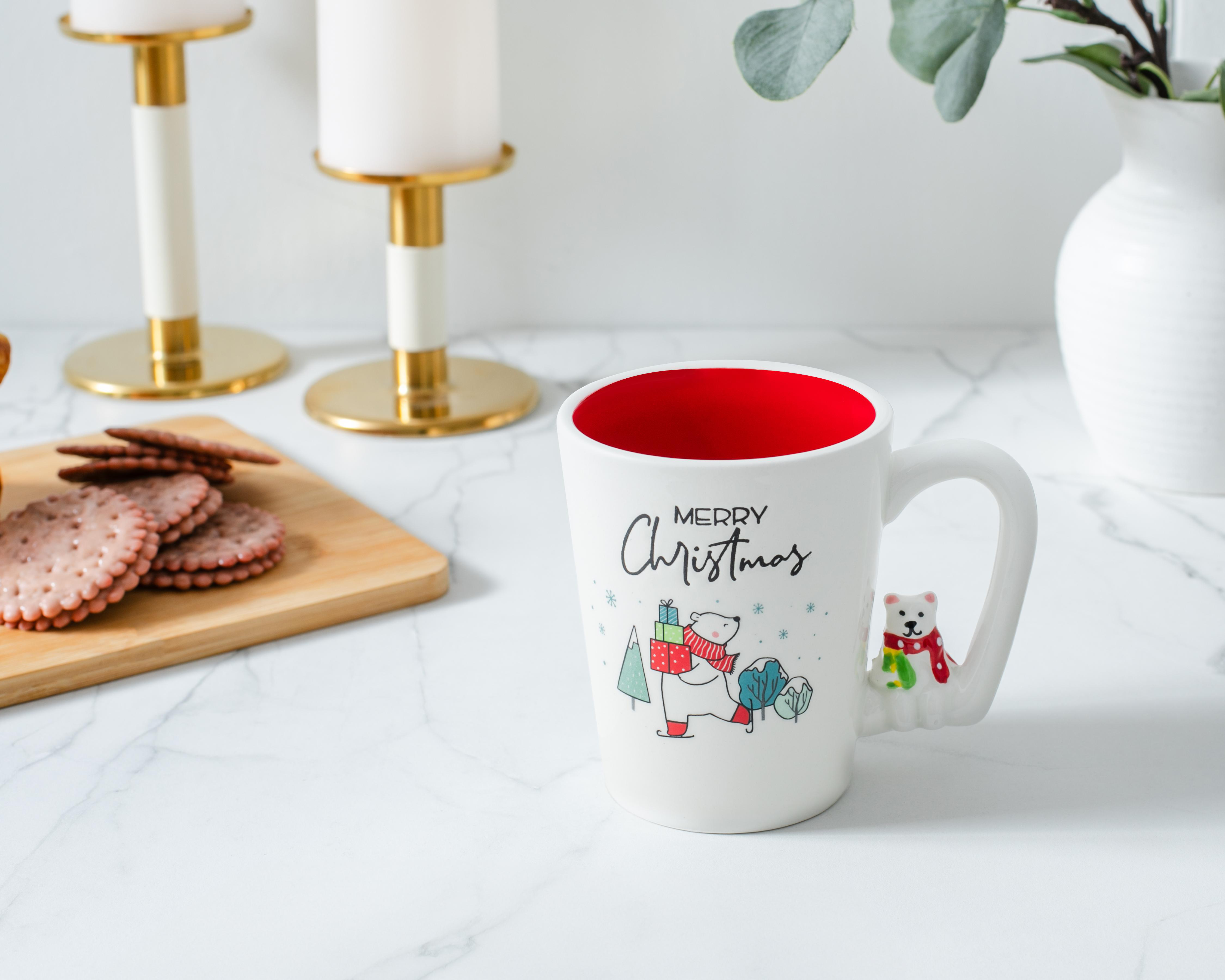 Foto 4 pulgar | Taza de Cerámica Navideña 400 ml