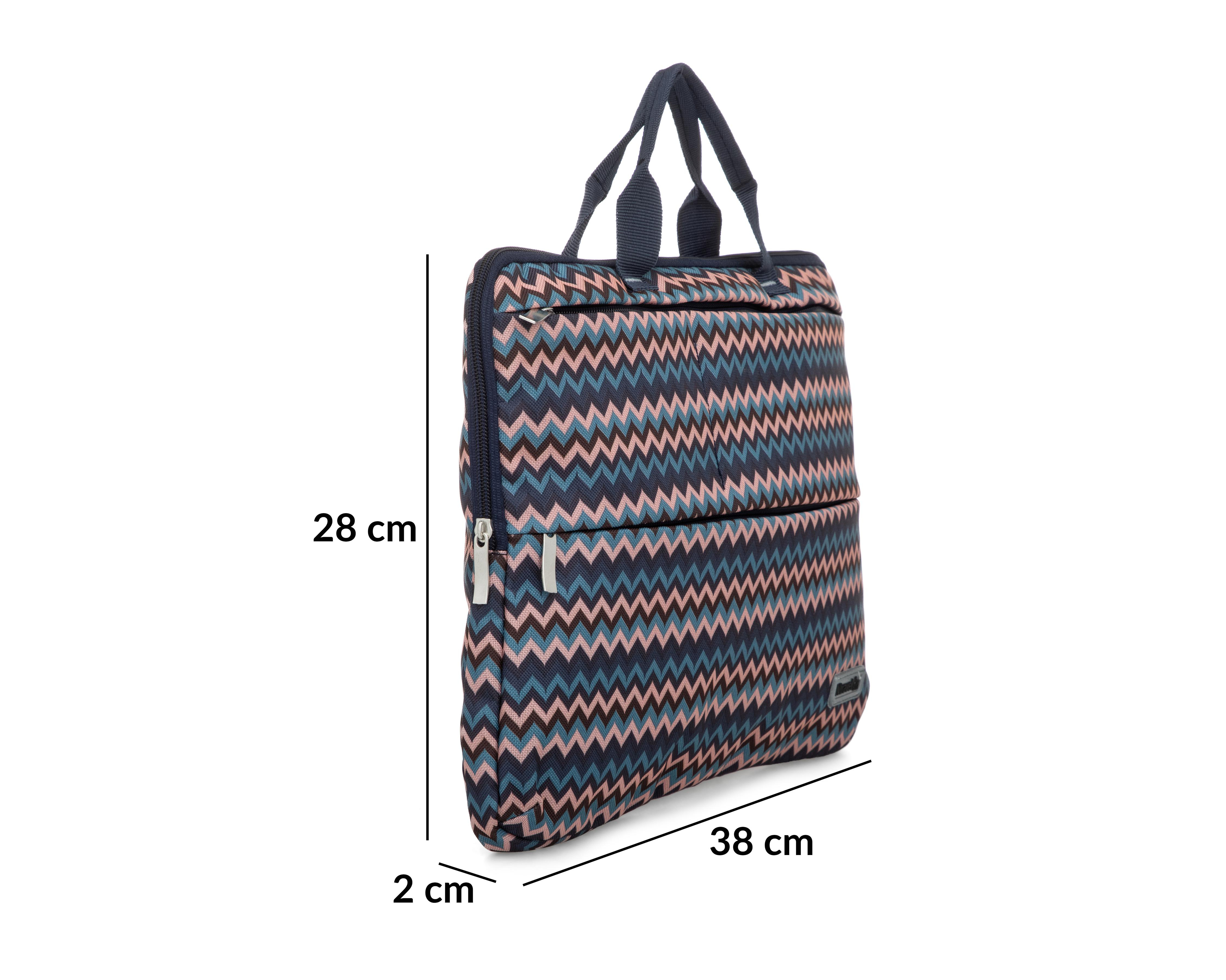 Foto 7 pulgar | Funda para Laptop Nextravel Zig Zag Multicolor