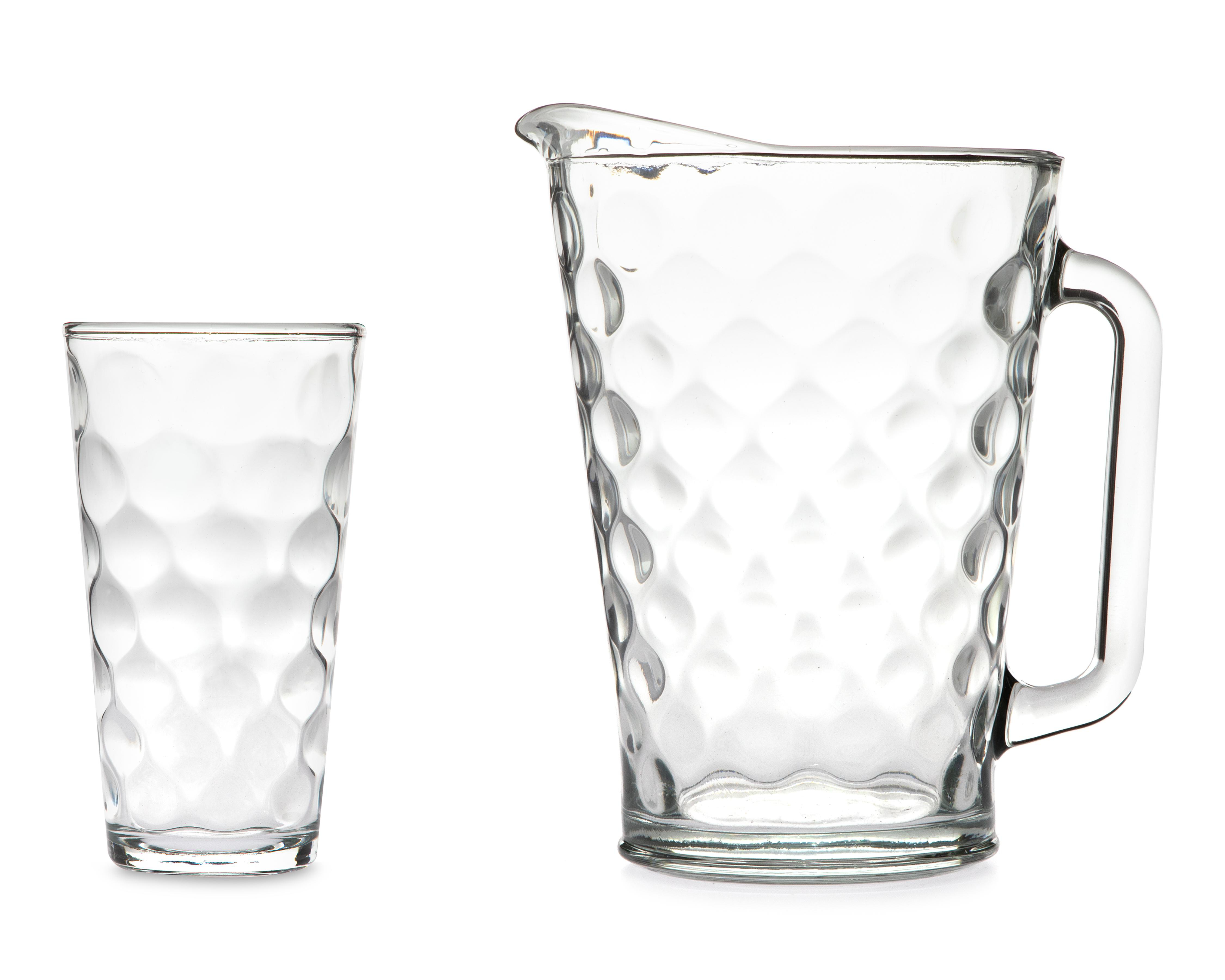 Foto 2 pulgar | Juego de Jarra y Vasos de Cristal Glassia 5 Piezas