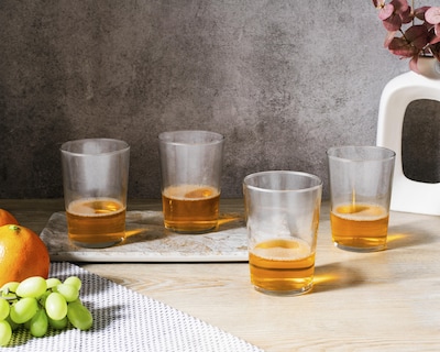 Foto 4 | Juego de Vasos de Cristal Glassia 4 Piezas