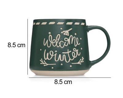 Foto 5 | Taza de Cerámica Navideña Marcelle 400 ml 4 Piezas