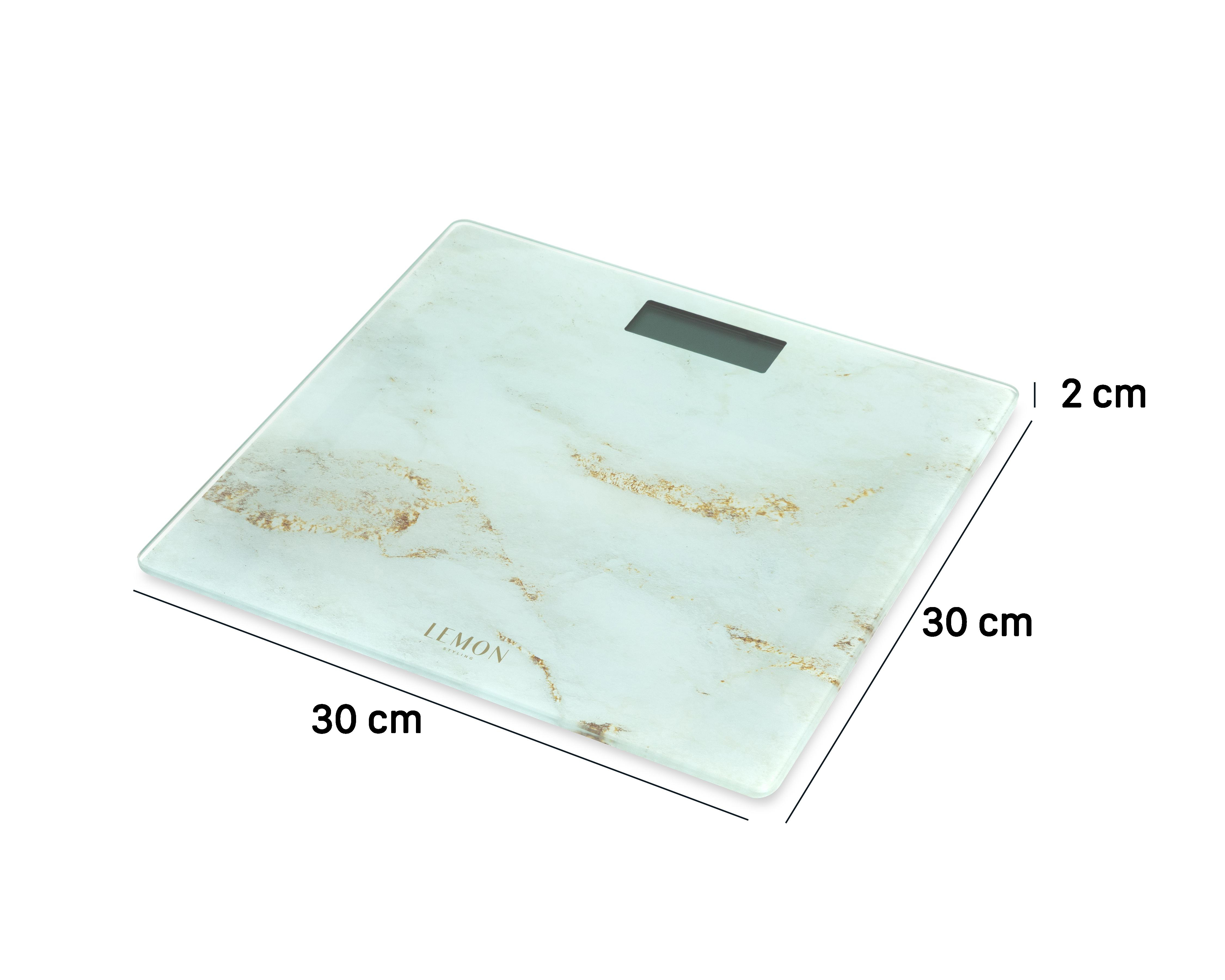 Foto 7 | Báscula Corporal Digital Lemon Styling con Display LCD 150 Kilos
