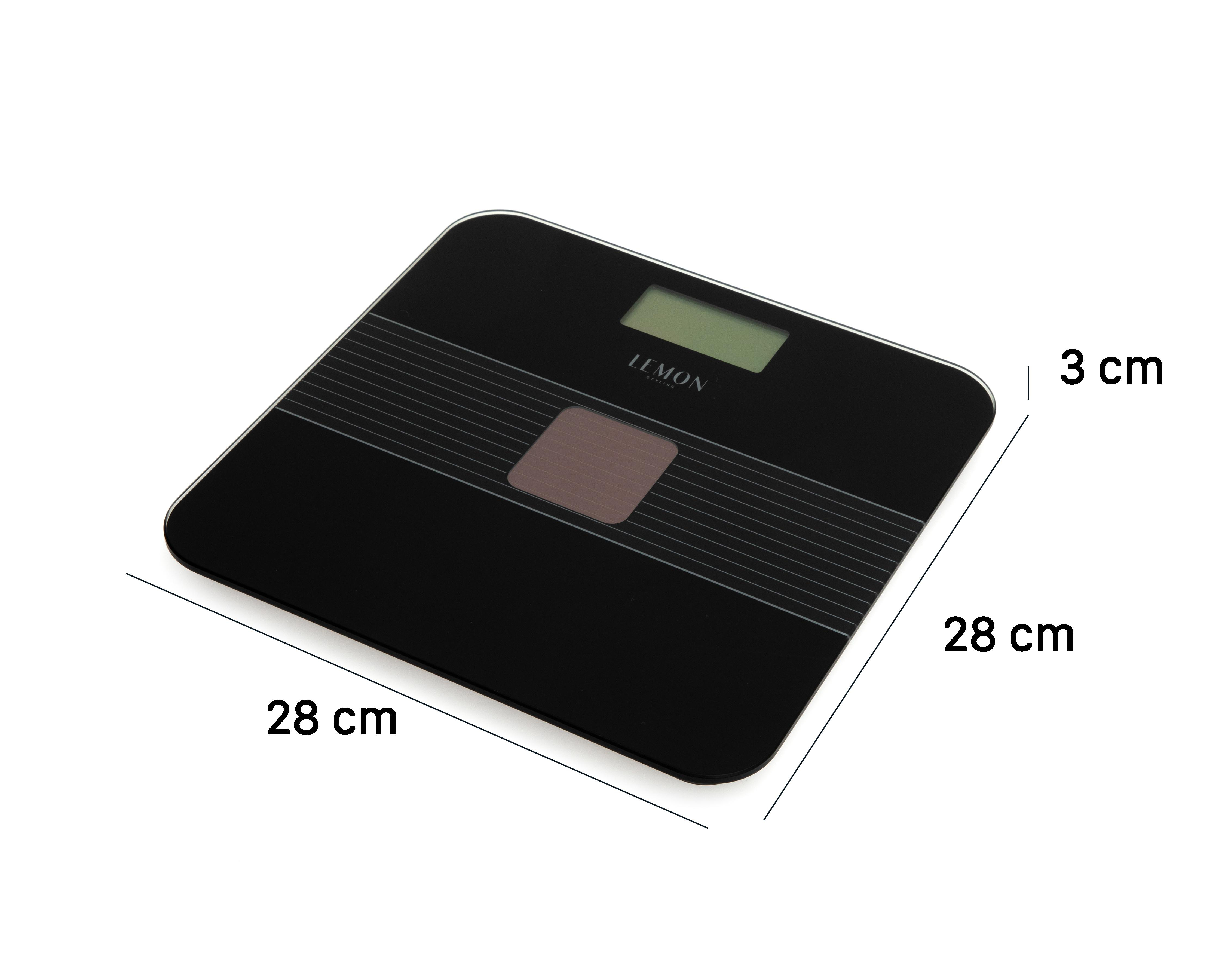 Foto 7 | Báscula Corporal Digital Lemon Styling con Display LCD 180 Kilos