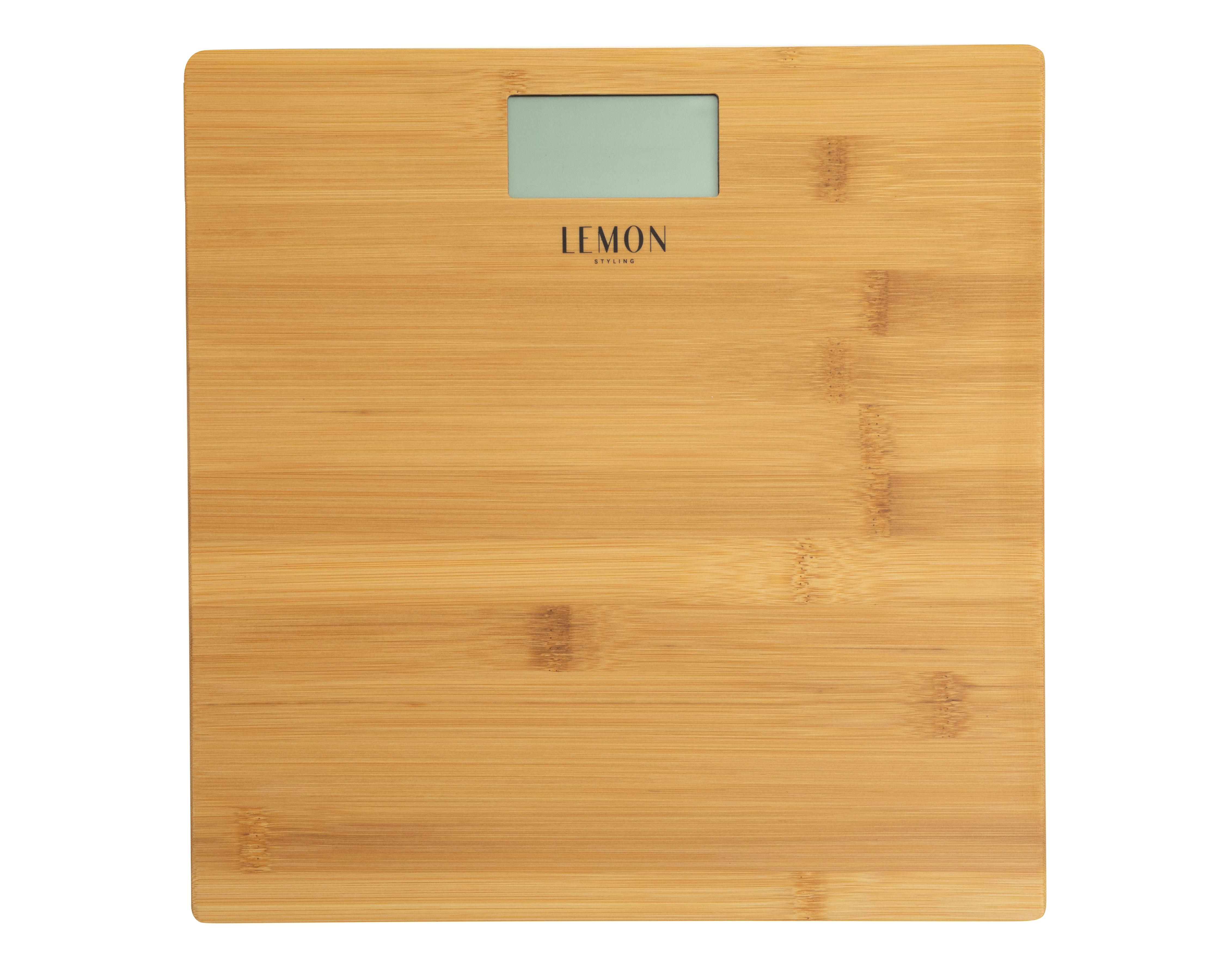 Báscula Corporal Digital Lemon Styling con Display LCD 180 Kilos $299