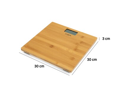 Foto 7 | Báscula Corporal Digital Lemon Styling con Display LCD 180 Kilos