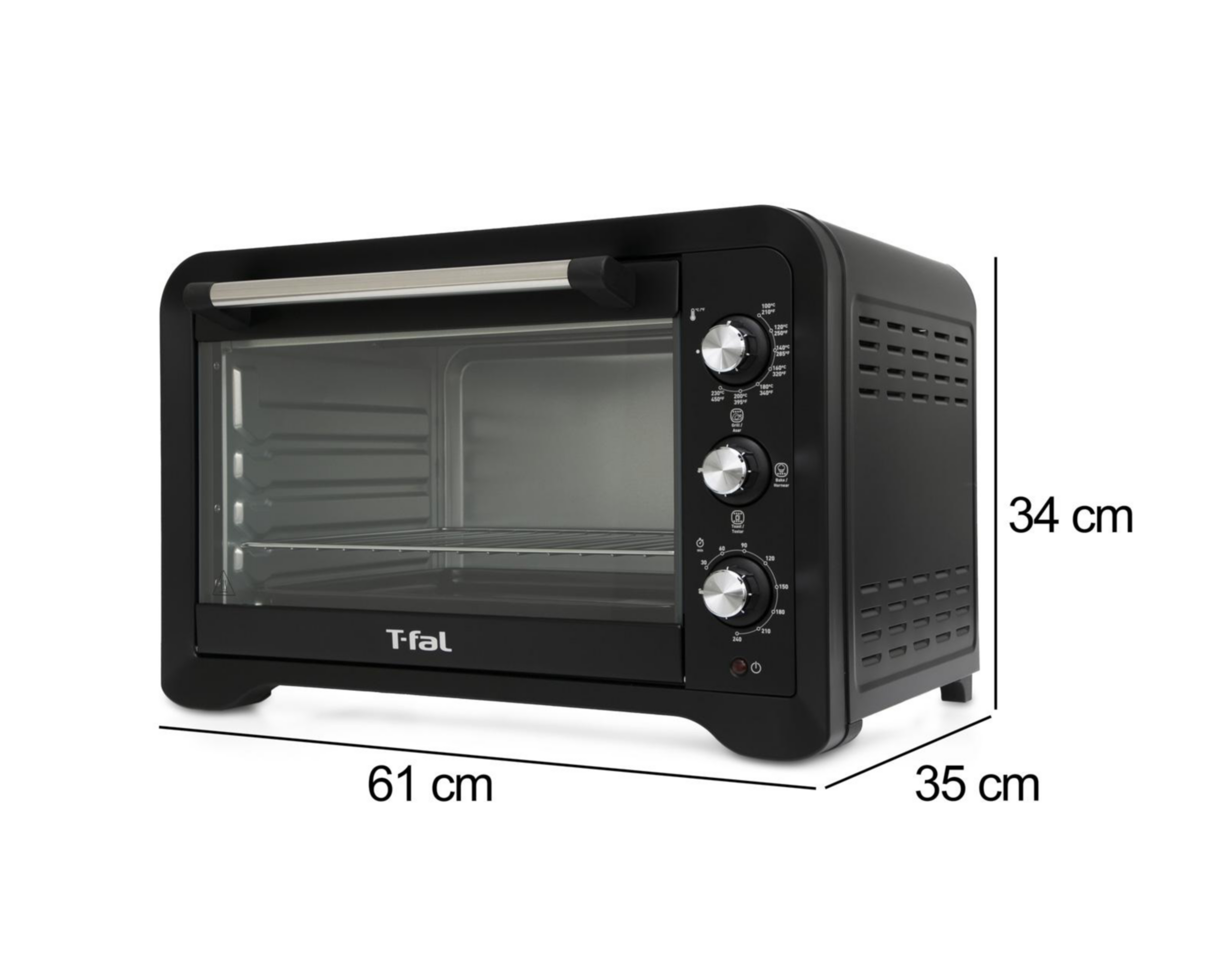 Foto 8 pulgar | Horno Eléctrico T-Fal OF533855 40 L 3 Accesorios